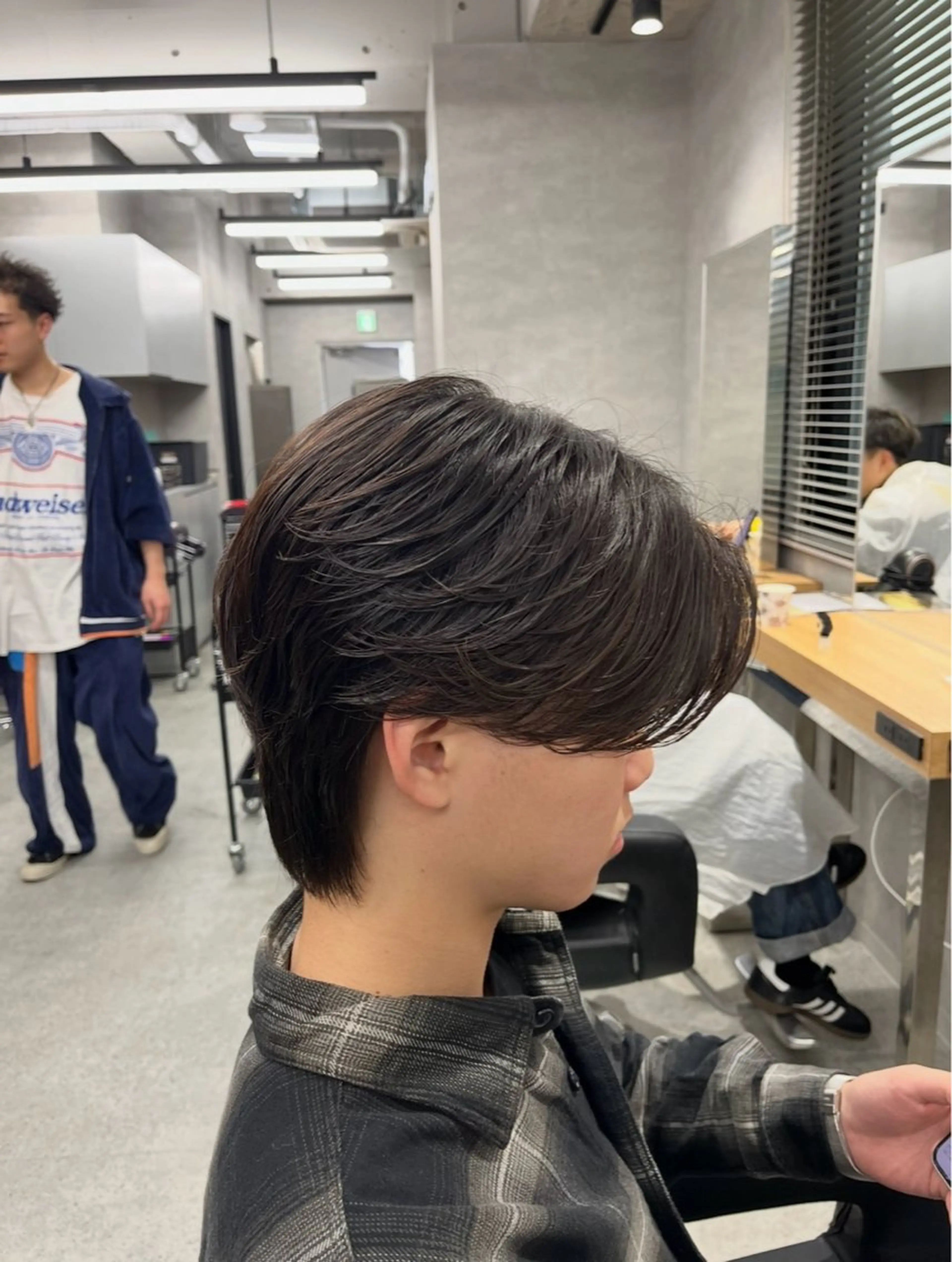 ショート カラー パーマ メンズ カット パーマ トリートメント ヘアセット 🔥メンズ 特化🔥菊水皐暉🔥のヘアスタイル