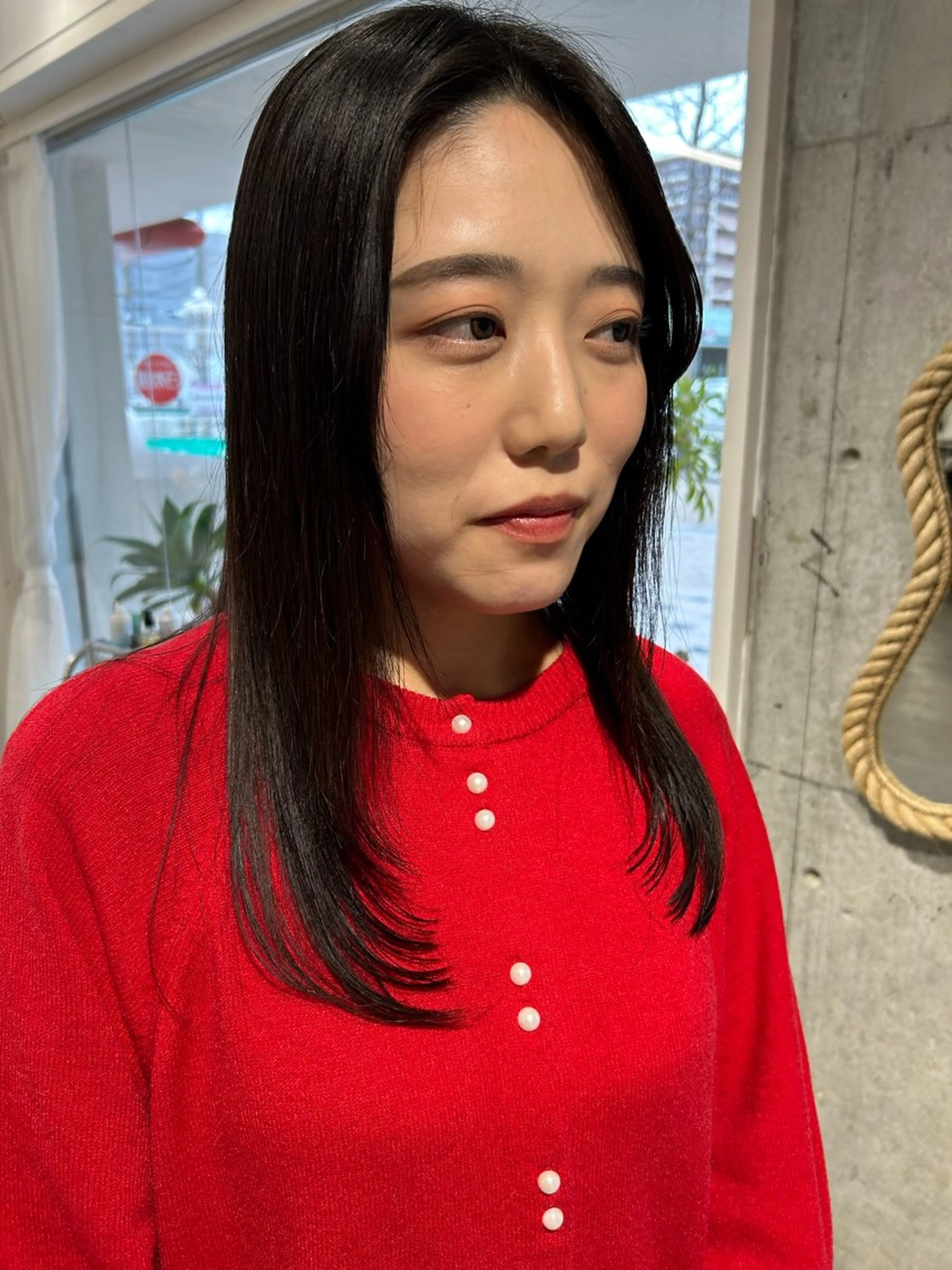 セミロング 松塚 蒼のヘアスタイル