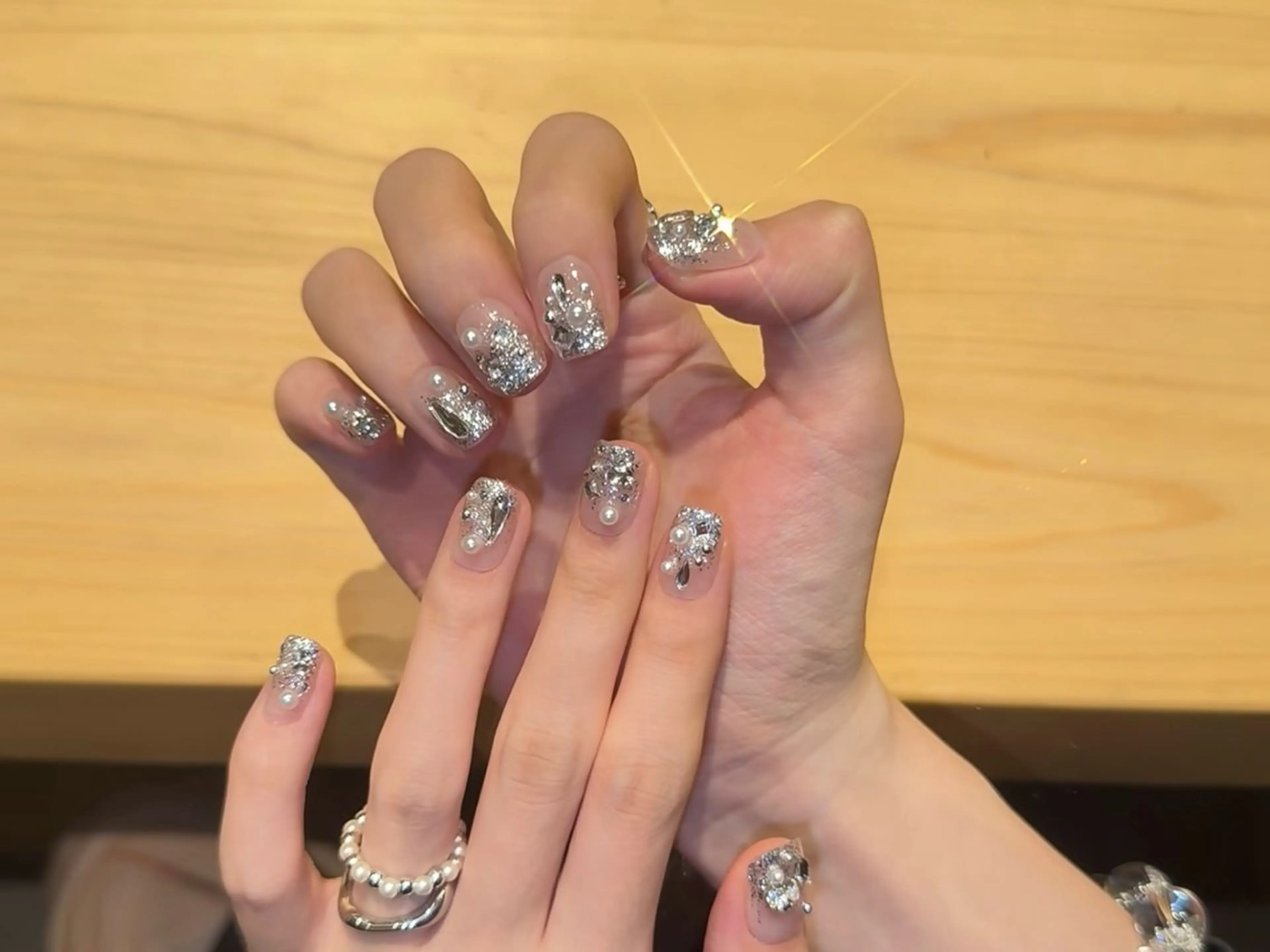 セミロング ハンドネイル Chic Muse nail salonのネイルデザイン