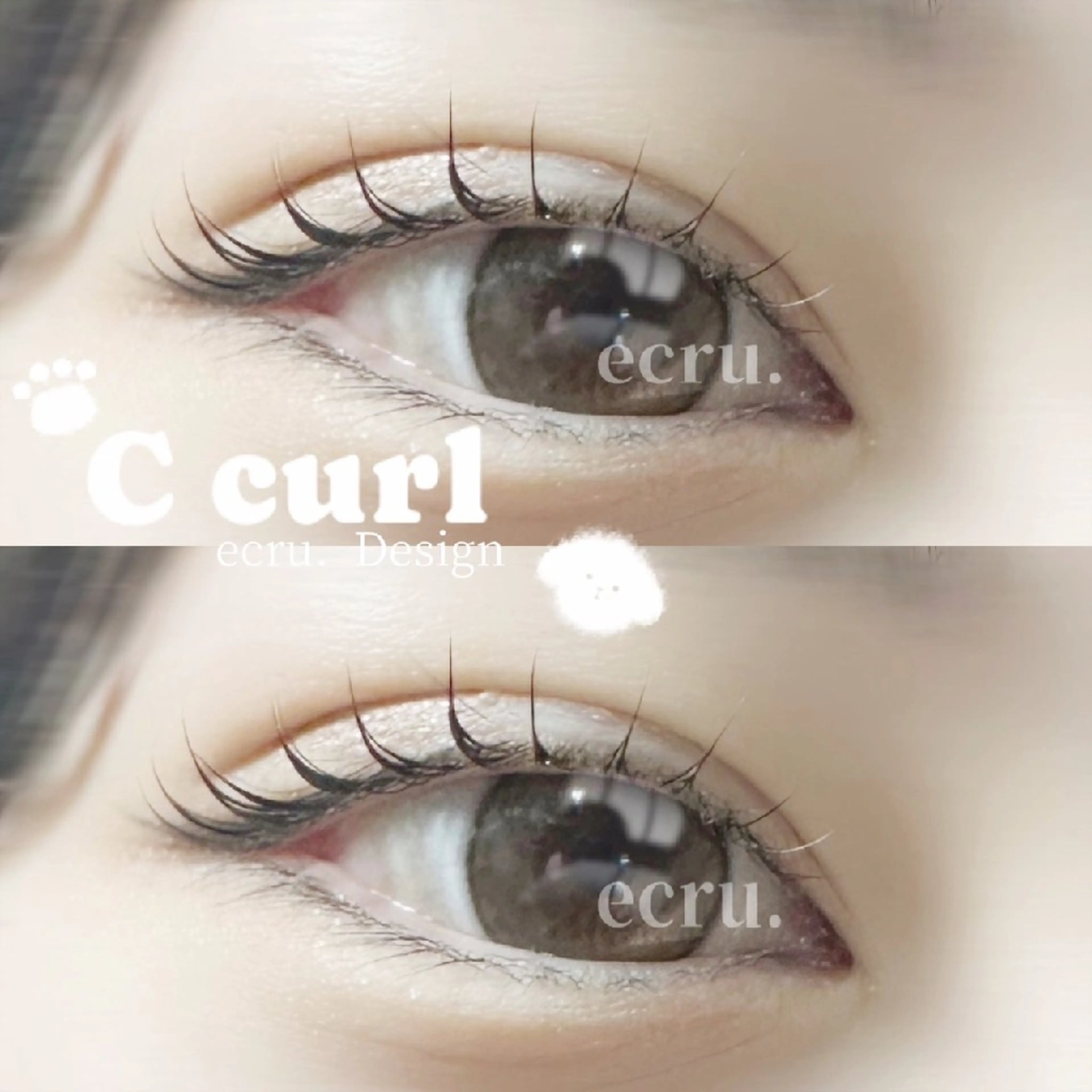 マツエク・マツパ Cカール まつげパーマ ecru.所属・TAKAHASHI NANAMIのマツエク・マツパデザイン