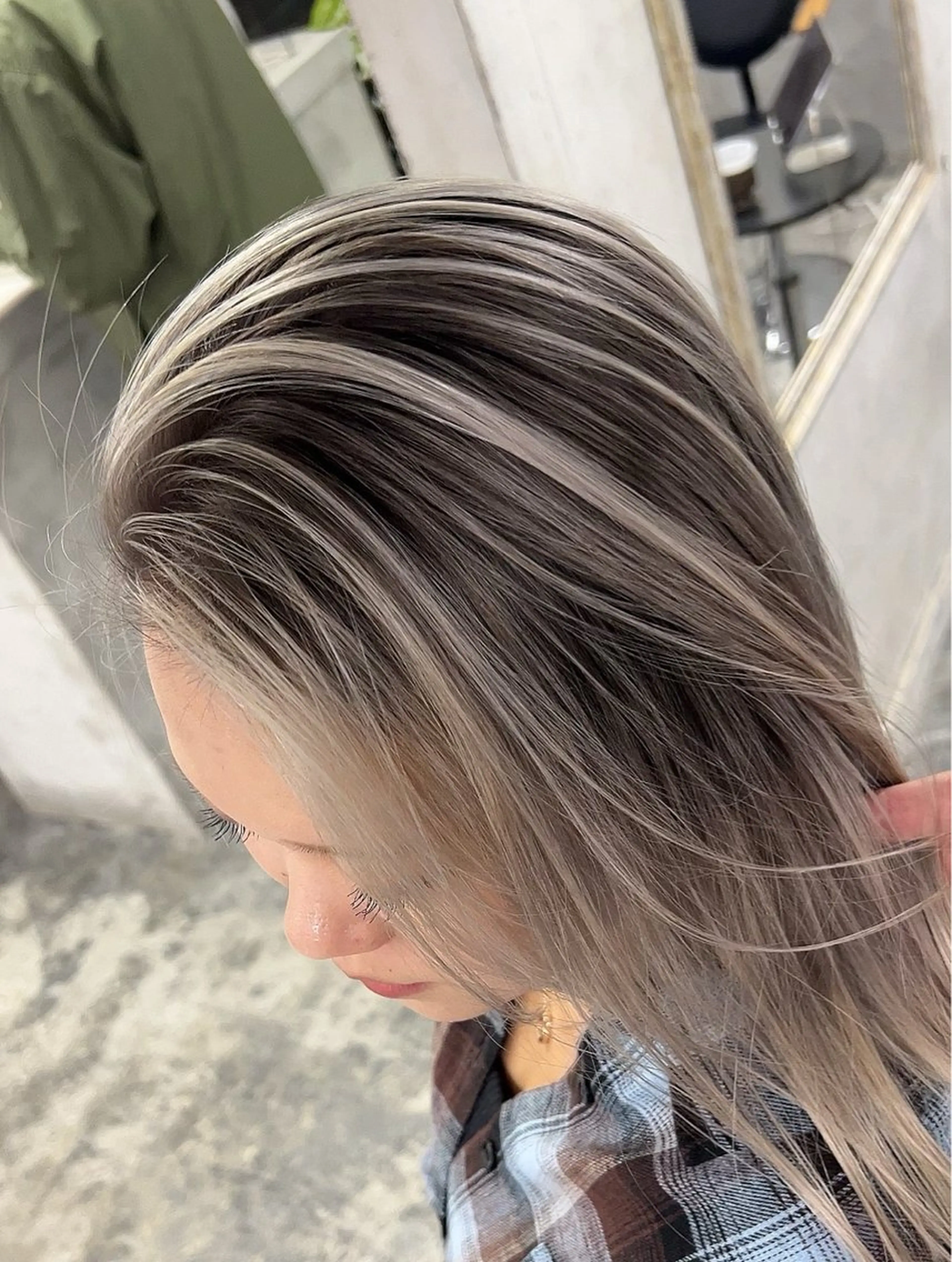 ショート カラー ヘアカラー トリートメント apollo yokohama所属・バレイヤージュ横浜 ハイライトのヘアスタイル