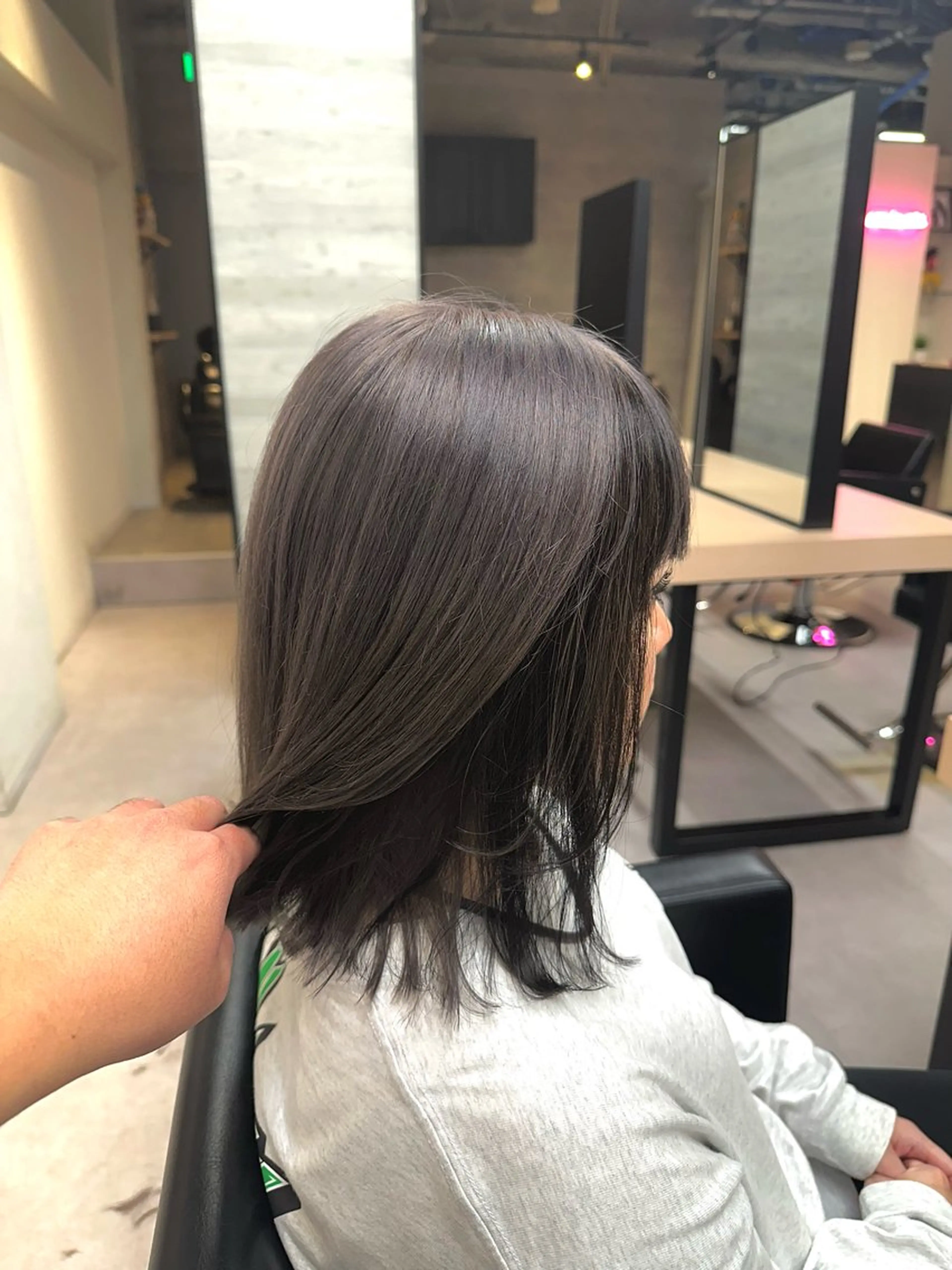 ミディアム カラー ヘアカラー トリートメント 🪞個室サロン/韓国 艶髪/keito🪞のヘアスタイル