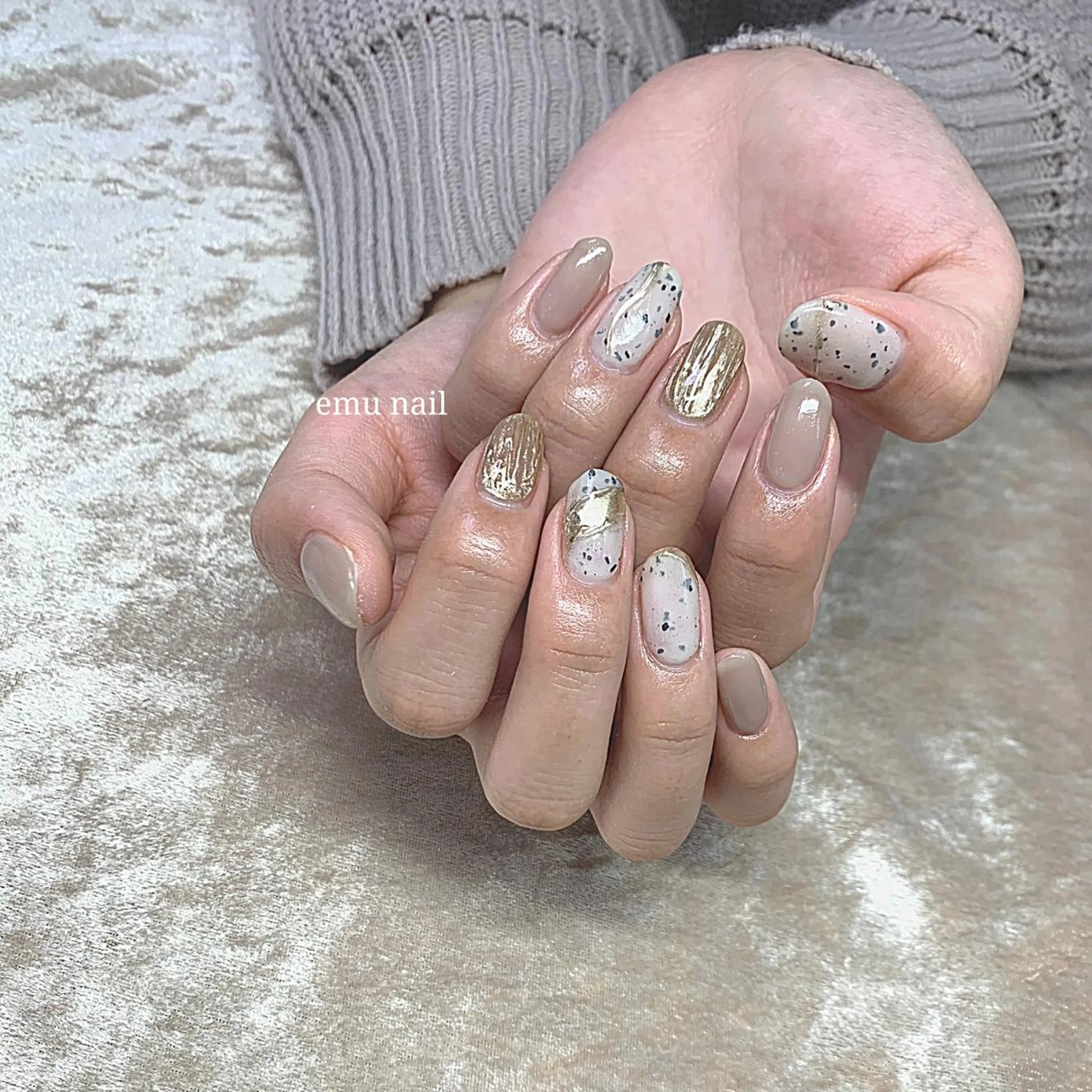 ネイル ジェルネイル emu nailのネイルデザイン