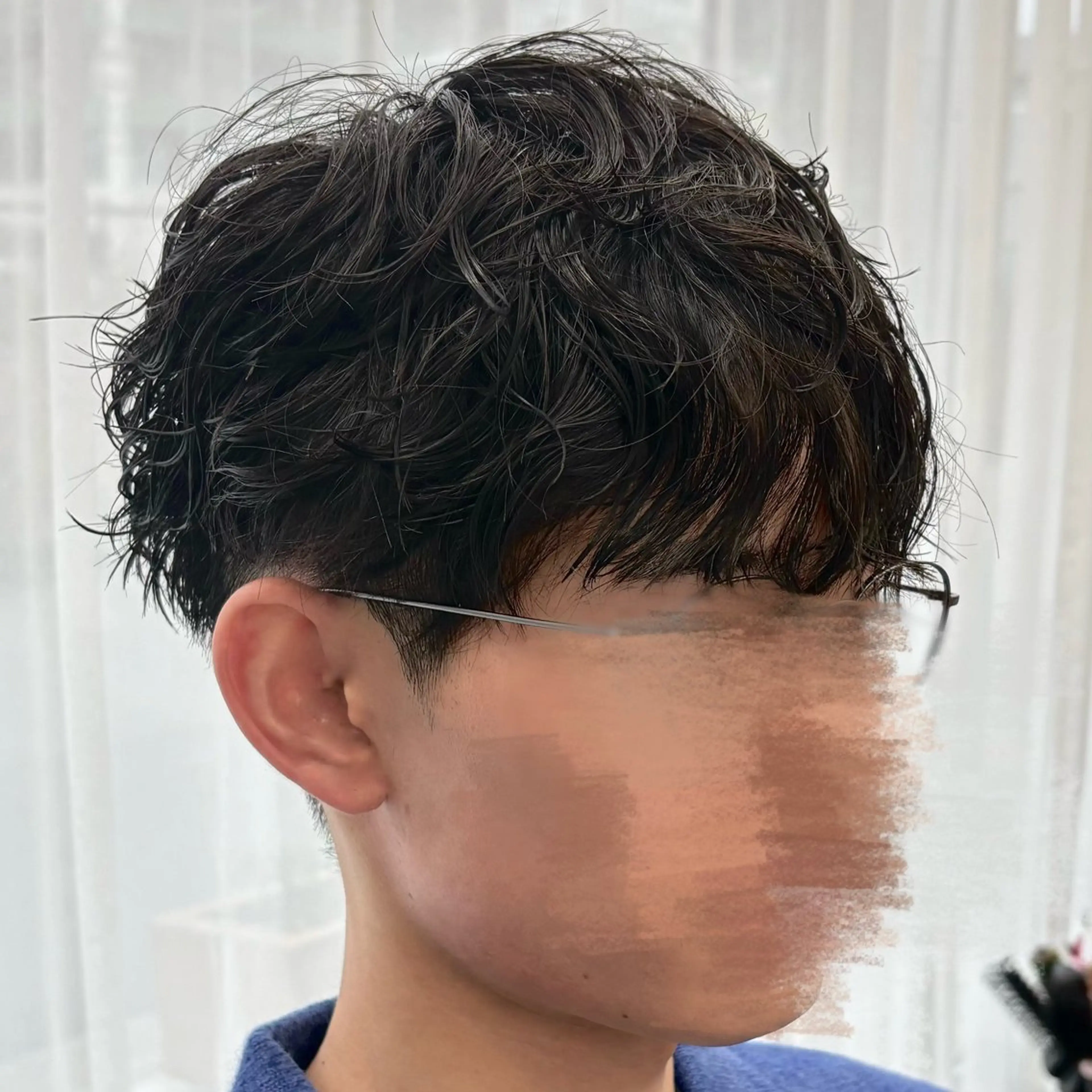 ショート パーマ メンズ カット パーマ いちか🤍 COQU千葉のヘアスタイル