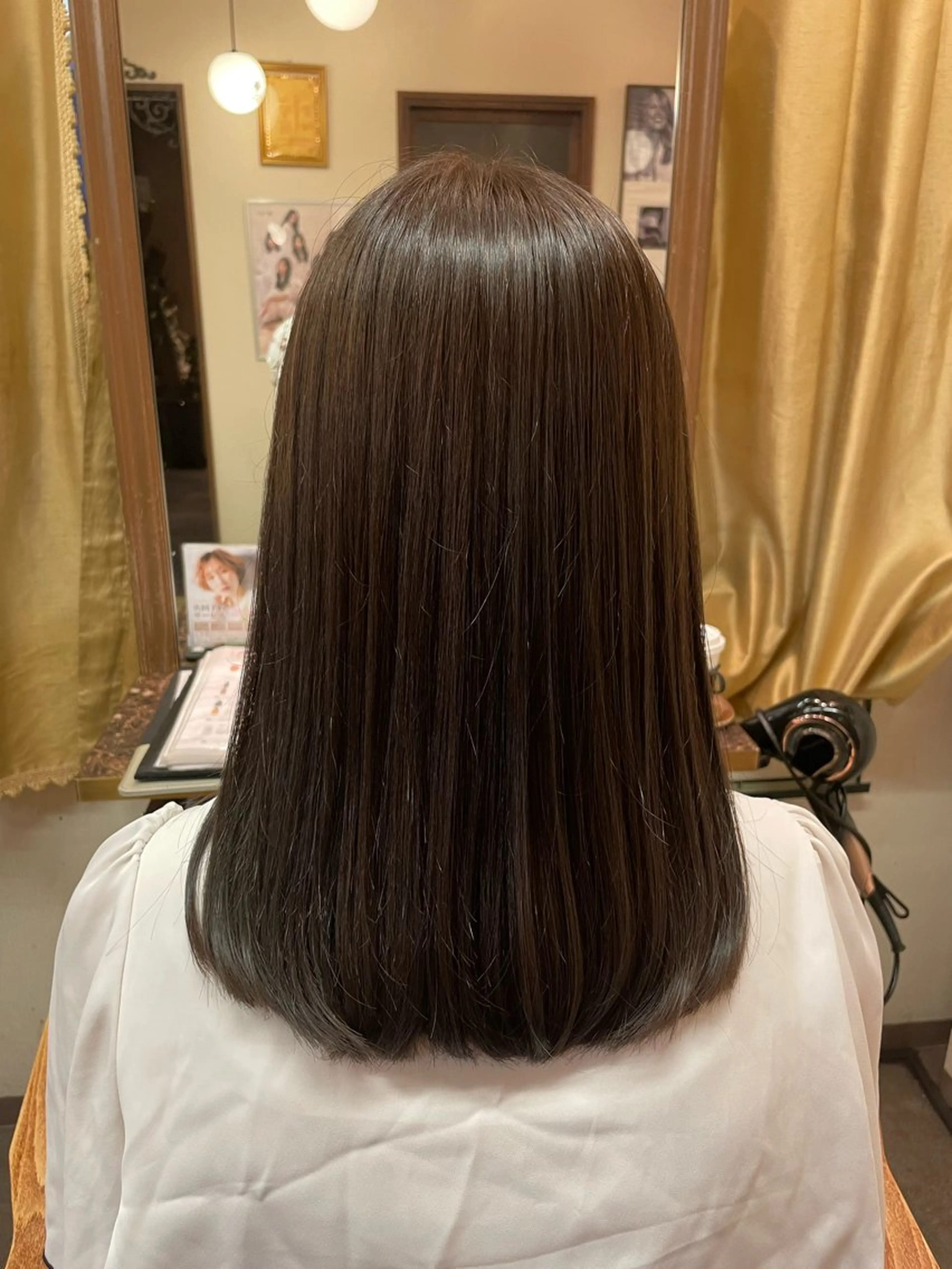 ミディアム カラー カバーヘアブリス上尾店所属・飯田 萌友のヘアスタイル