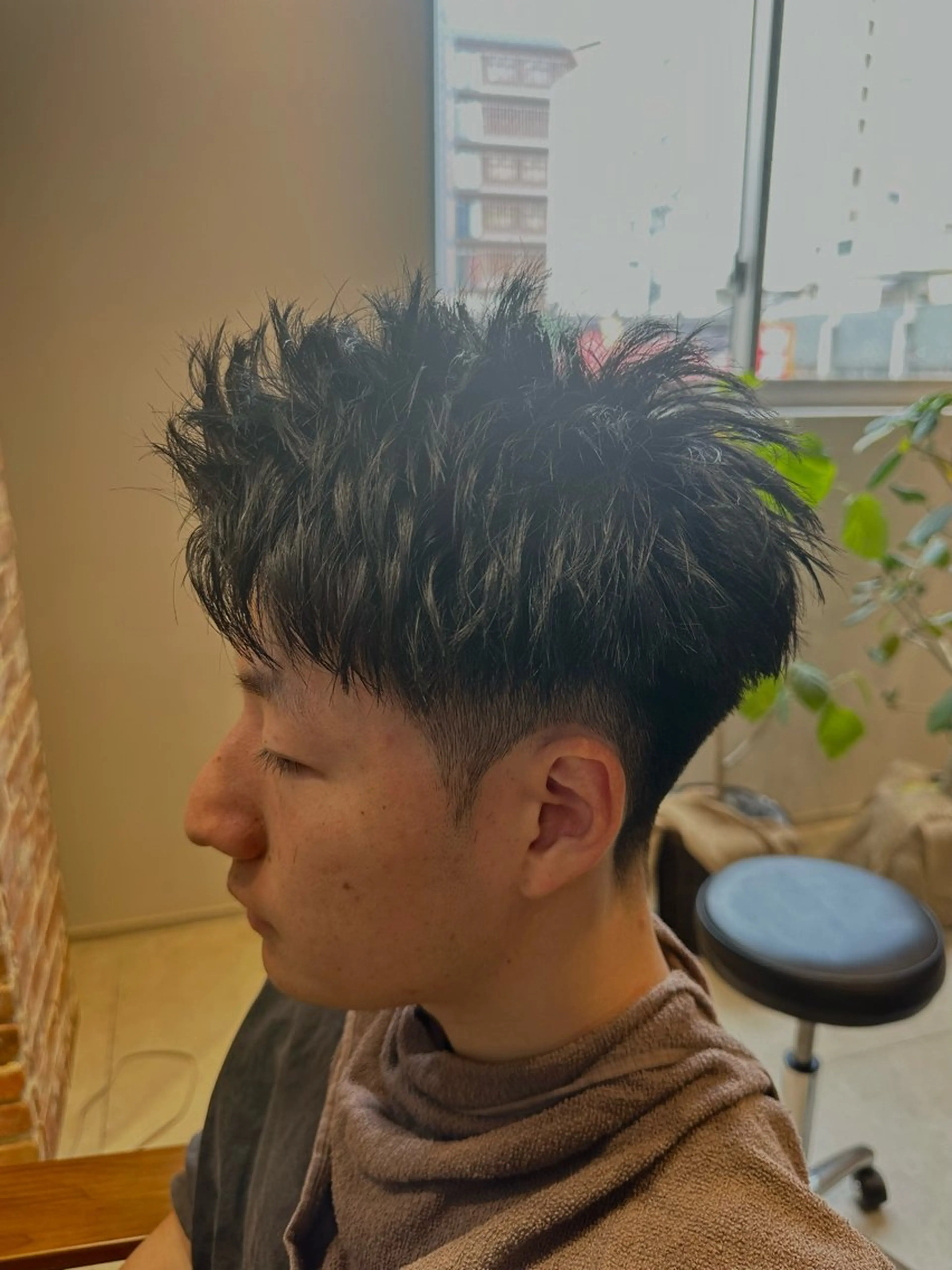 メンズ カット トリートメント ヘッドスパ 【メンズ特化】／ パーマ/名駅/Jinのヘアスタイル