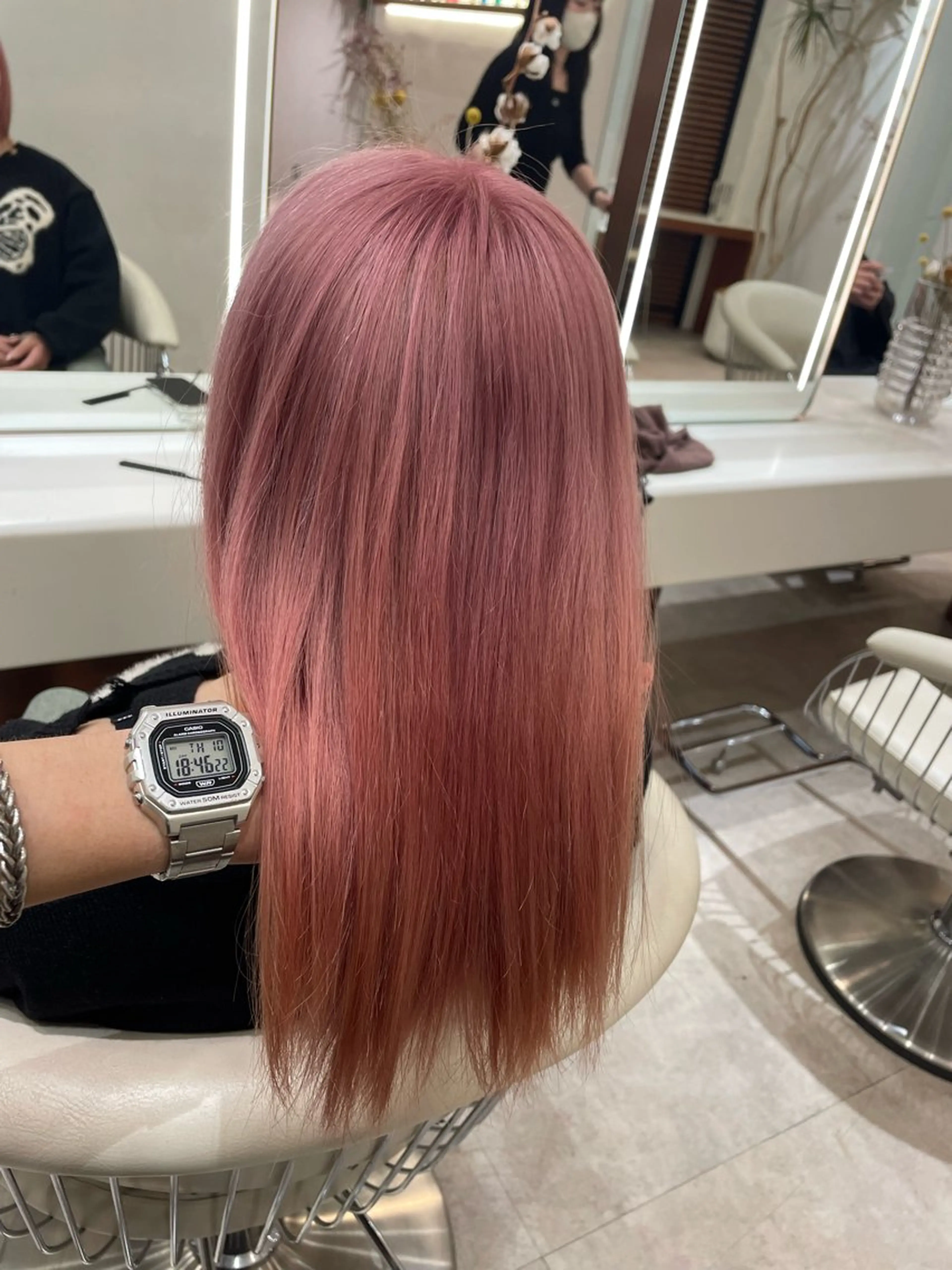 ショート カラー ヘアカラー トリートメント 渋谷/レイヤーボブ・ 透明感カラーしょうごのヘアスタイル