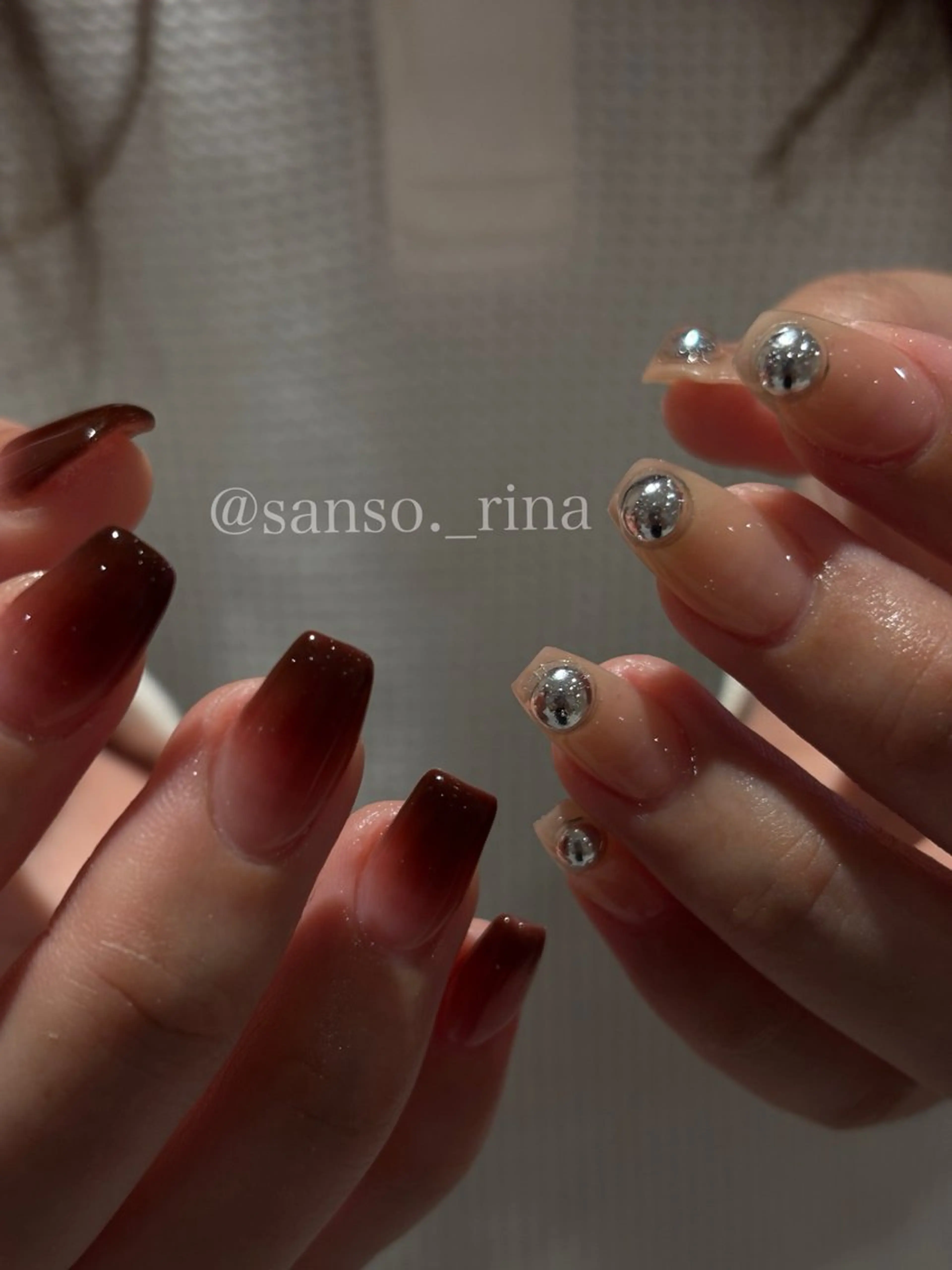 ネイル ハンドネイル フットネイル nuu  栄所属・早川 里奈のネイルデザイン