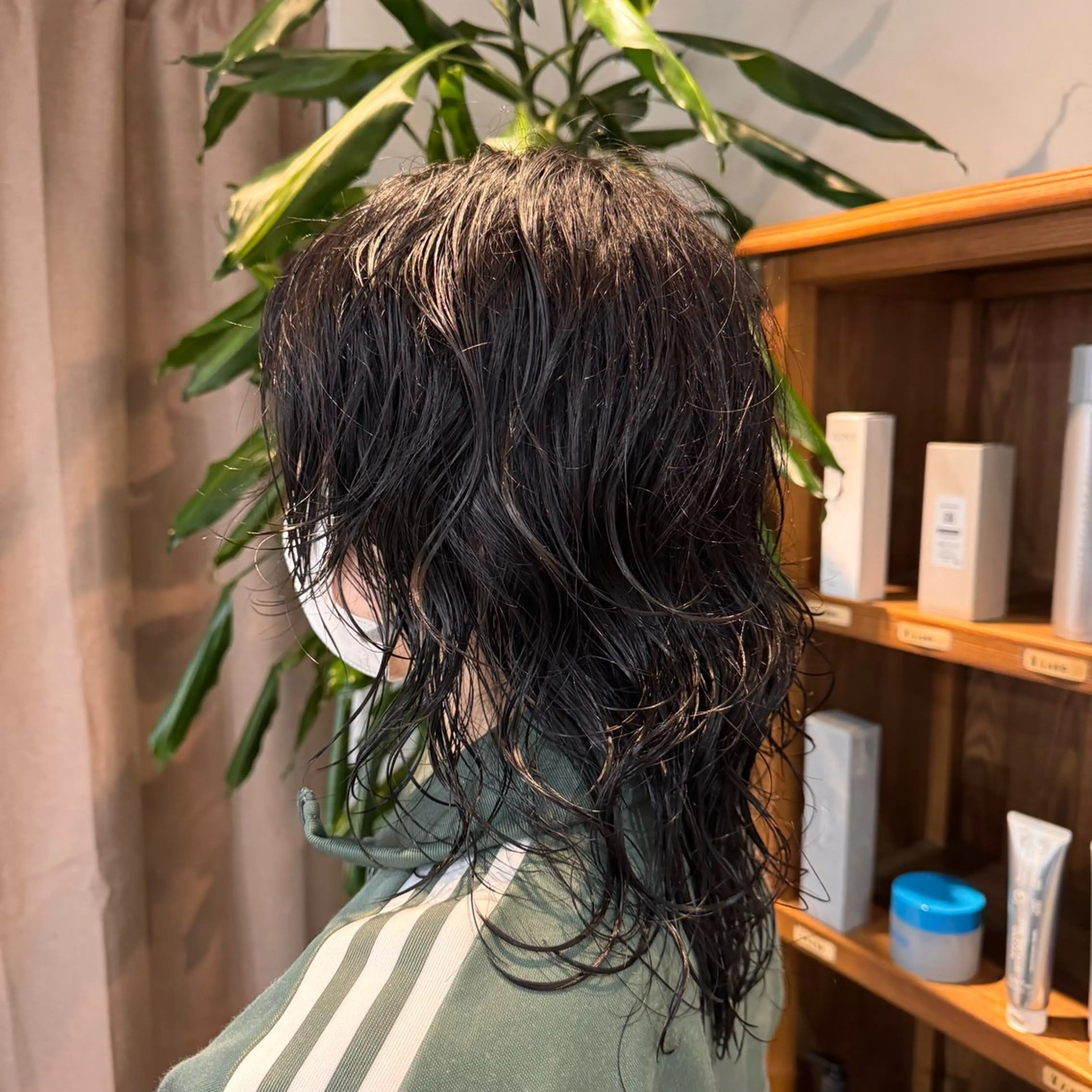 ミディアム パーマ カット パーマ CIEN white所属・パーマモデル募集中 渥美翔人のヘアスタイル