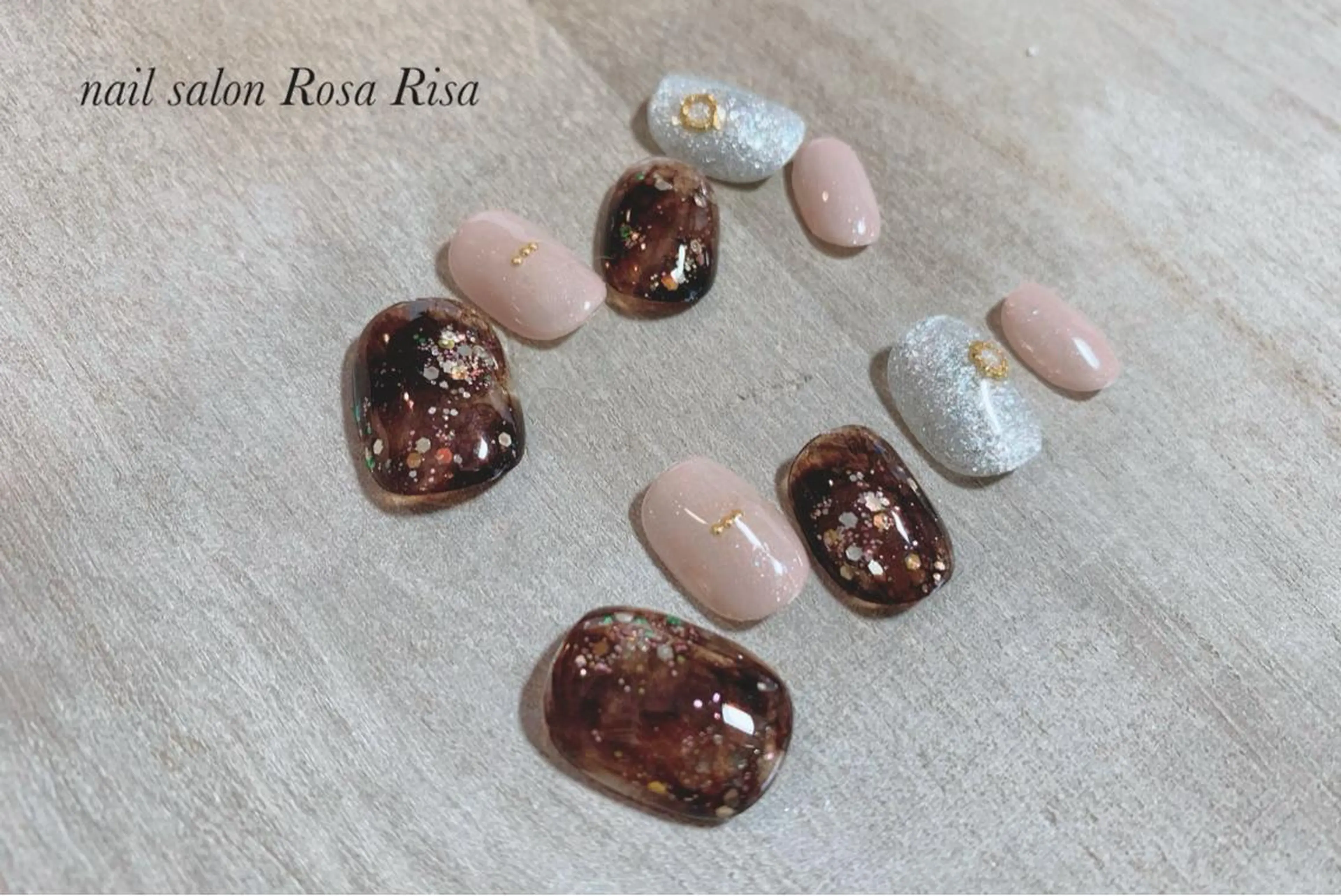 オーダーチップ　アート2本プレゼント🎁 成人式や結婚式、もちろん普段使いにも◎の写真