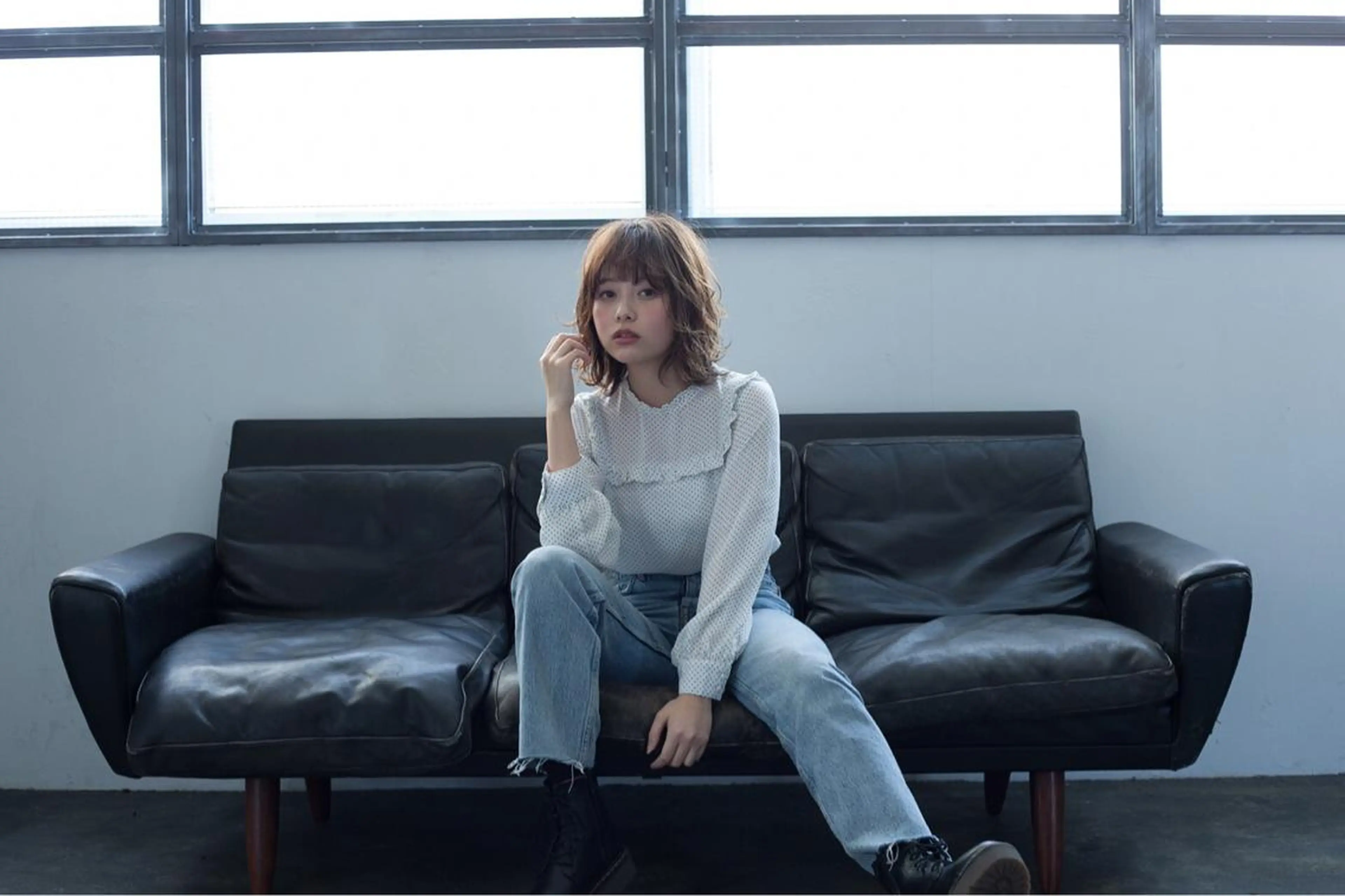 ミディアム ブリーチカラー🌈 石垣翔太のヘアスタイル