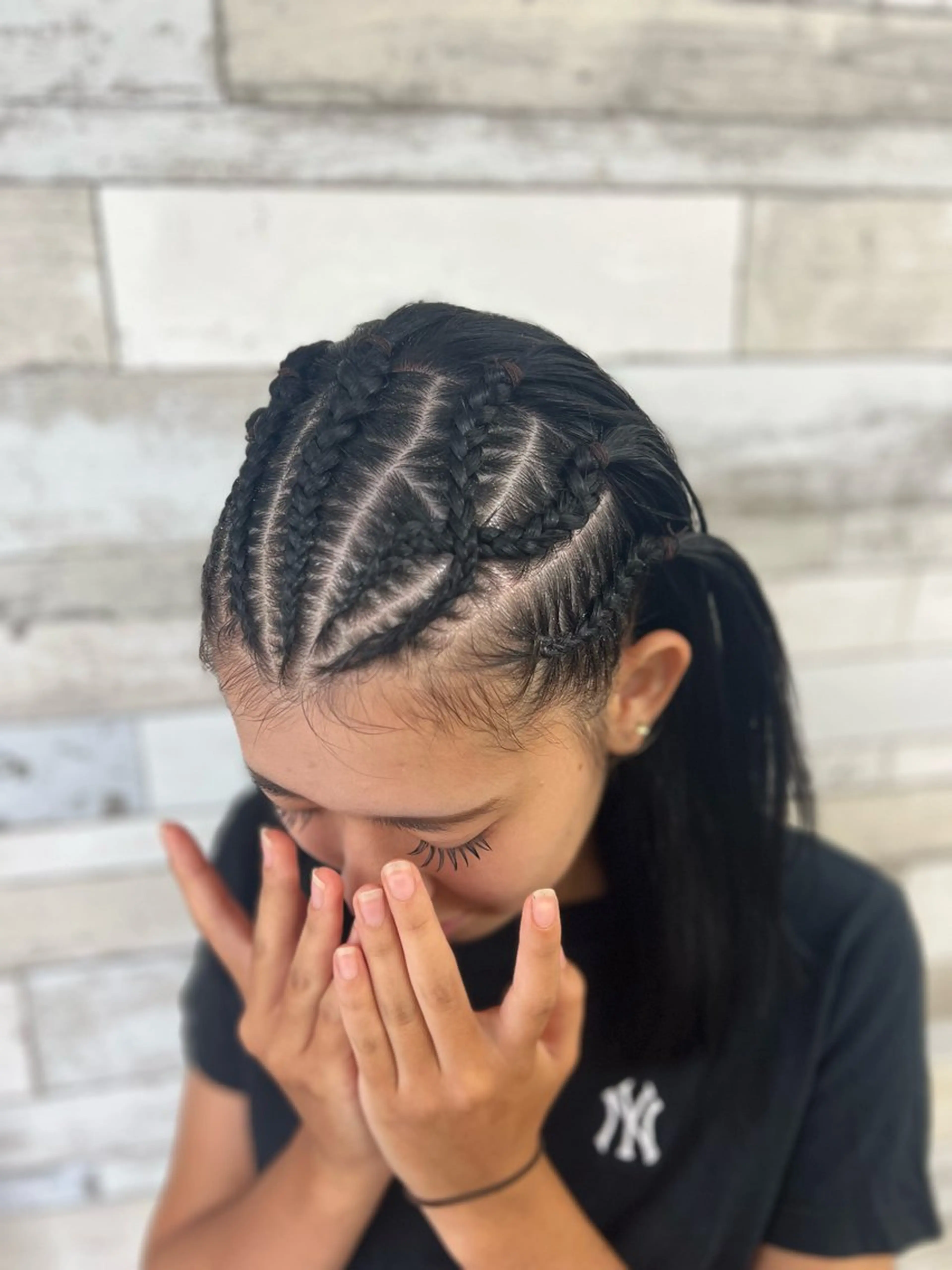 セミロング B-W ⭐️REIKOのヘアスタイル