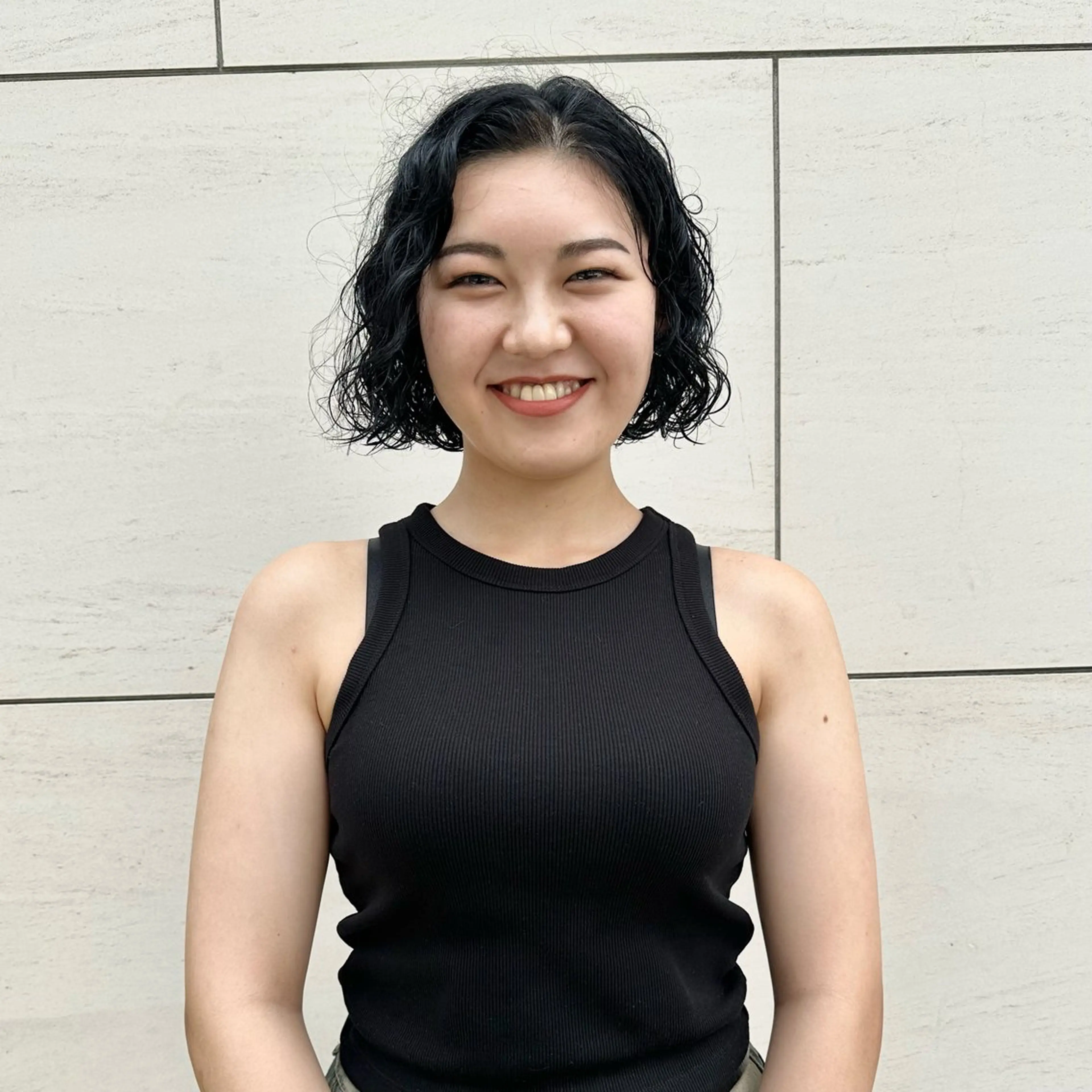 ミディアム パーマ ミディアムパーマ ボブ スパイラルパーマ カット パーマ 🌈圧倒的デザイン パーマ　関和希のヘアスタイル