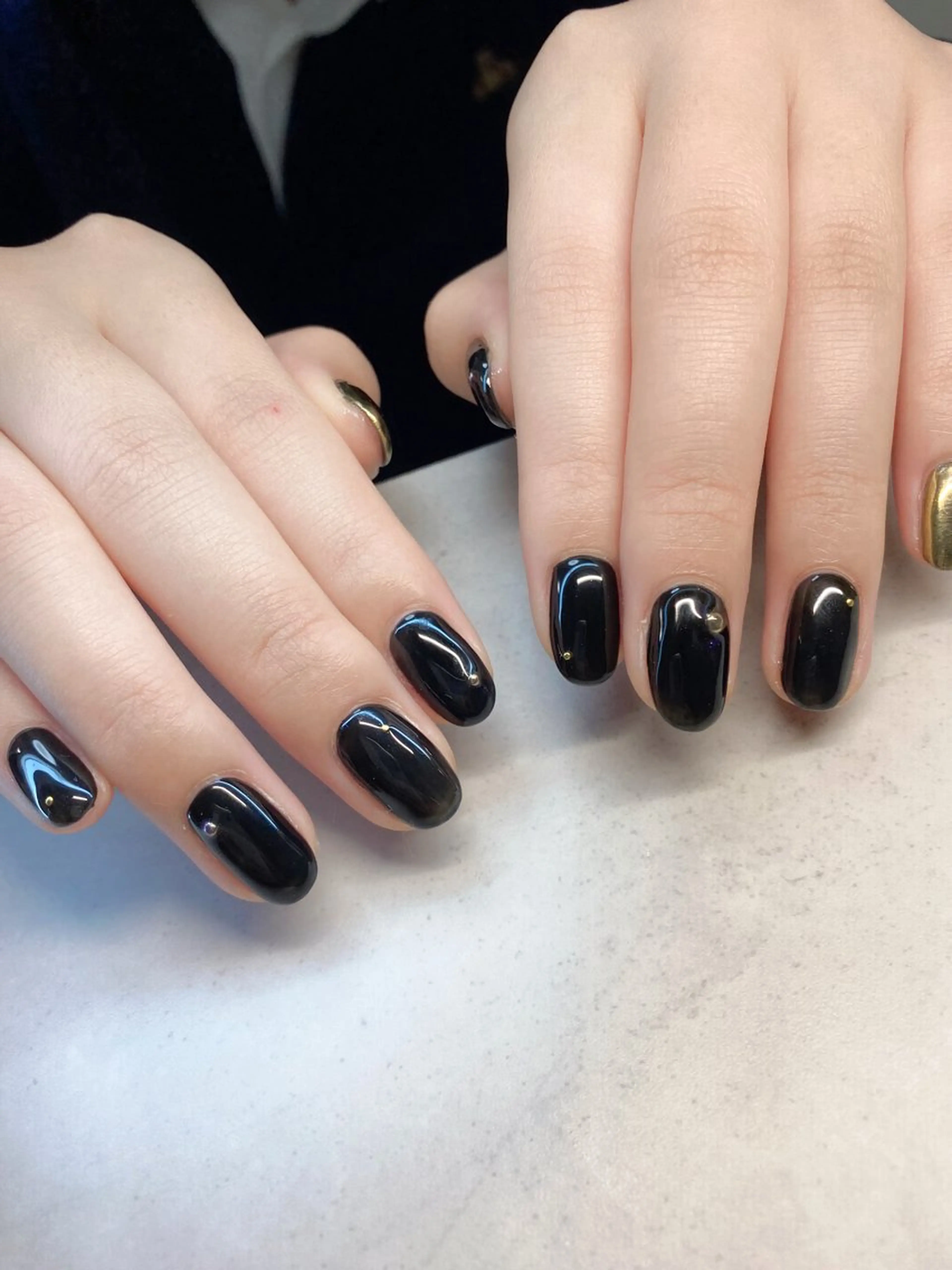 ネイル ミラーネイル ハンドネイル モア 錦糸町のネイルデザイン