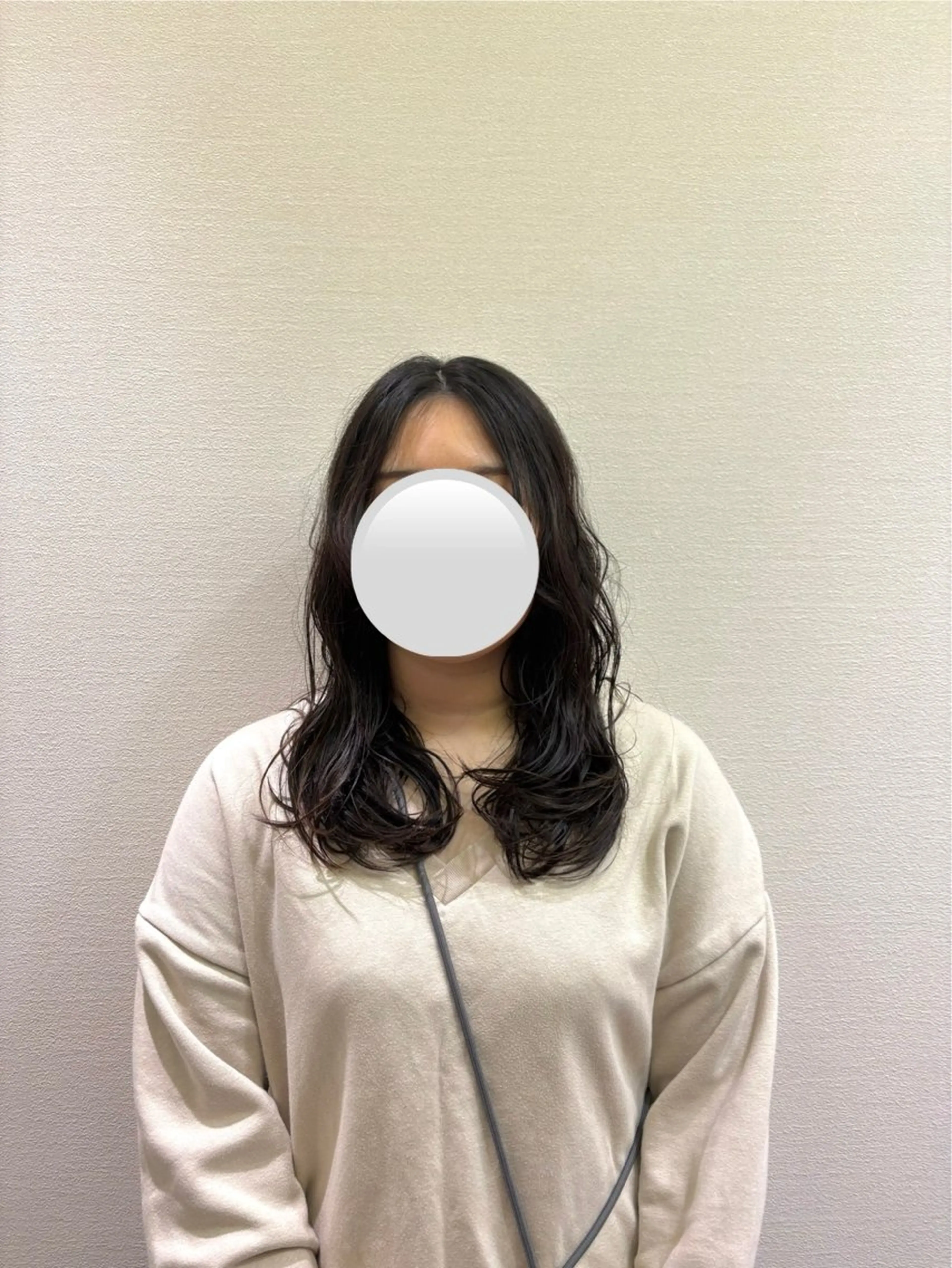 セミロング パーマ カット パーマ トリートメント 和泉市/ mahae/原田のヘアスタイル