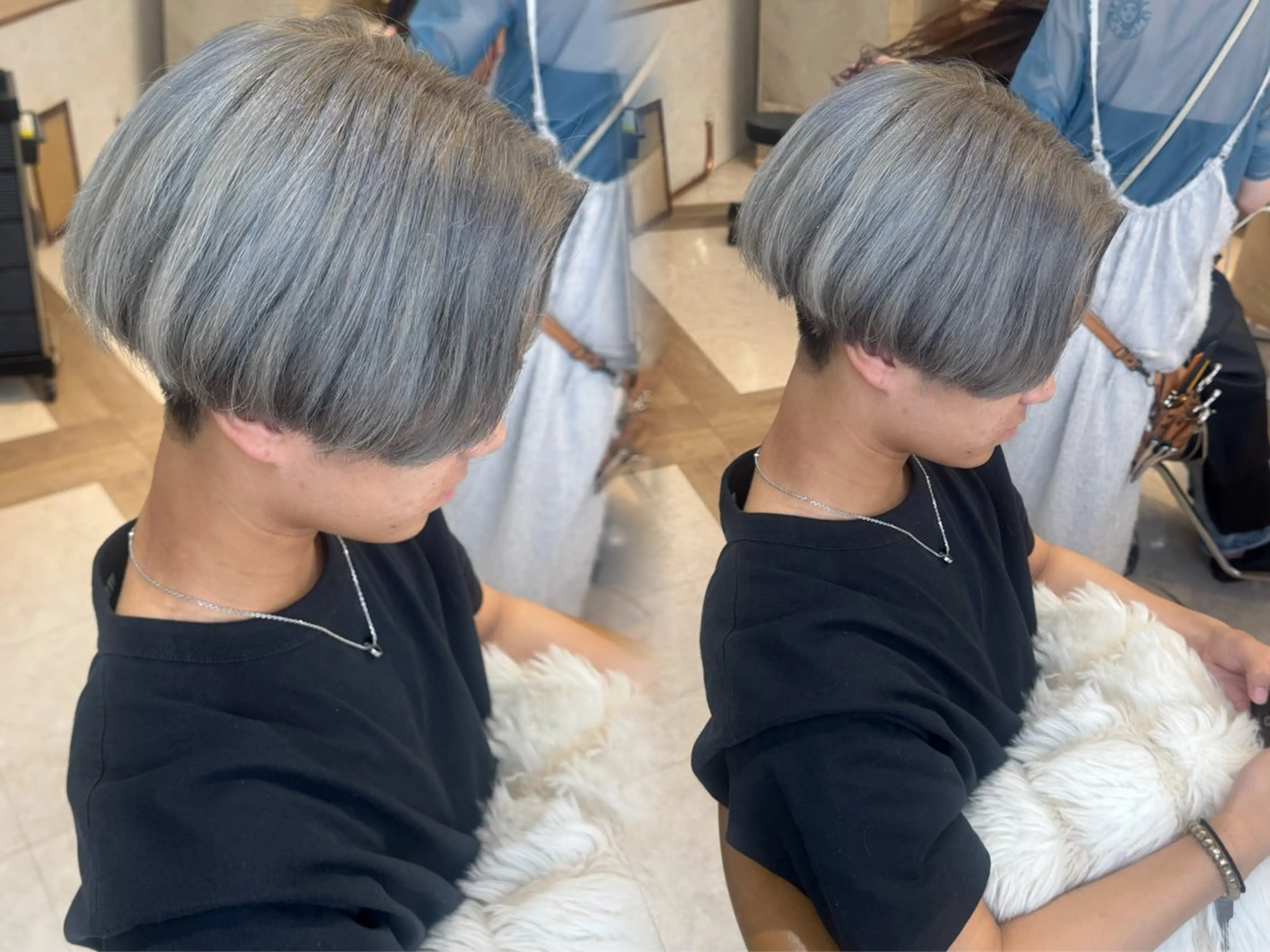 メンズ ヘアカラー 橋本 りくのヘアスタイル