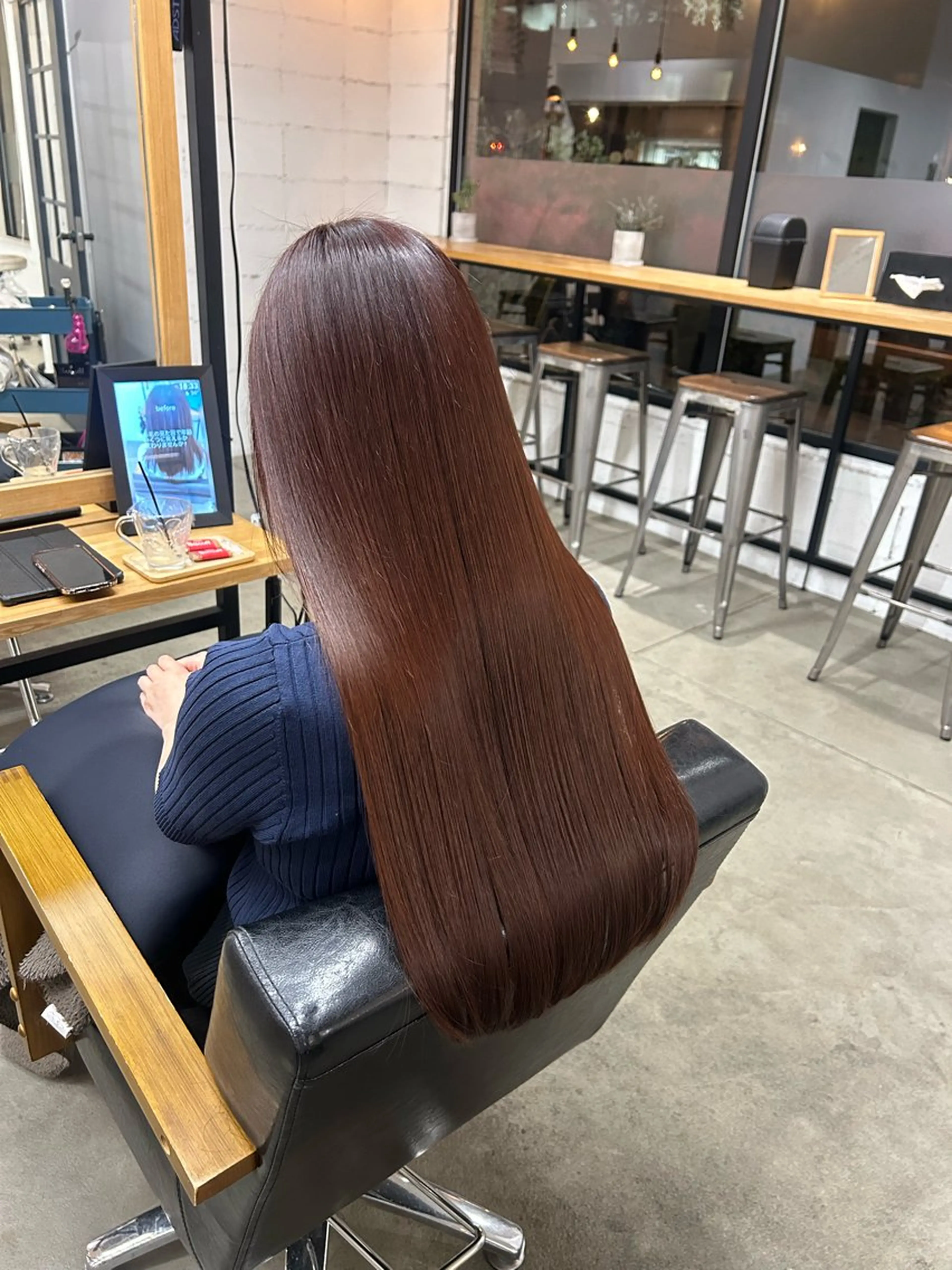 ロング 髪質改善 トリートメント カット ヘアカラー トリートメント 鹿子島 昇彦のヘアスタイル