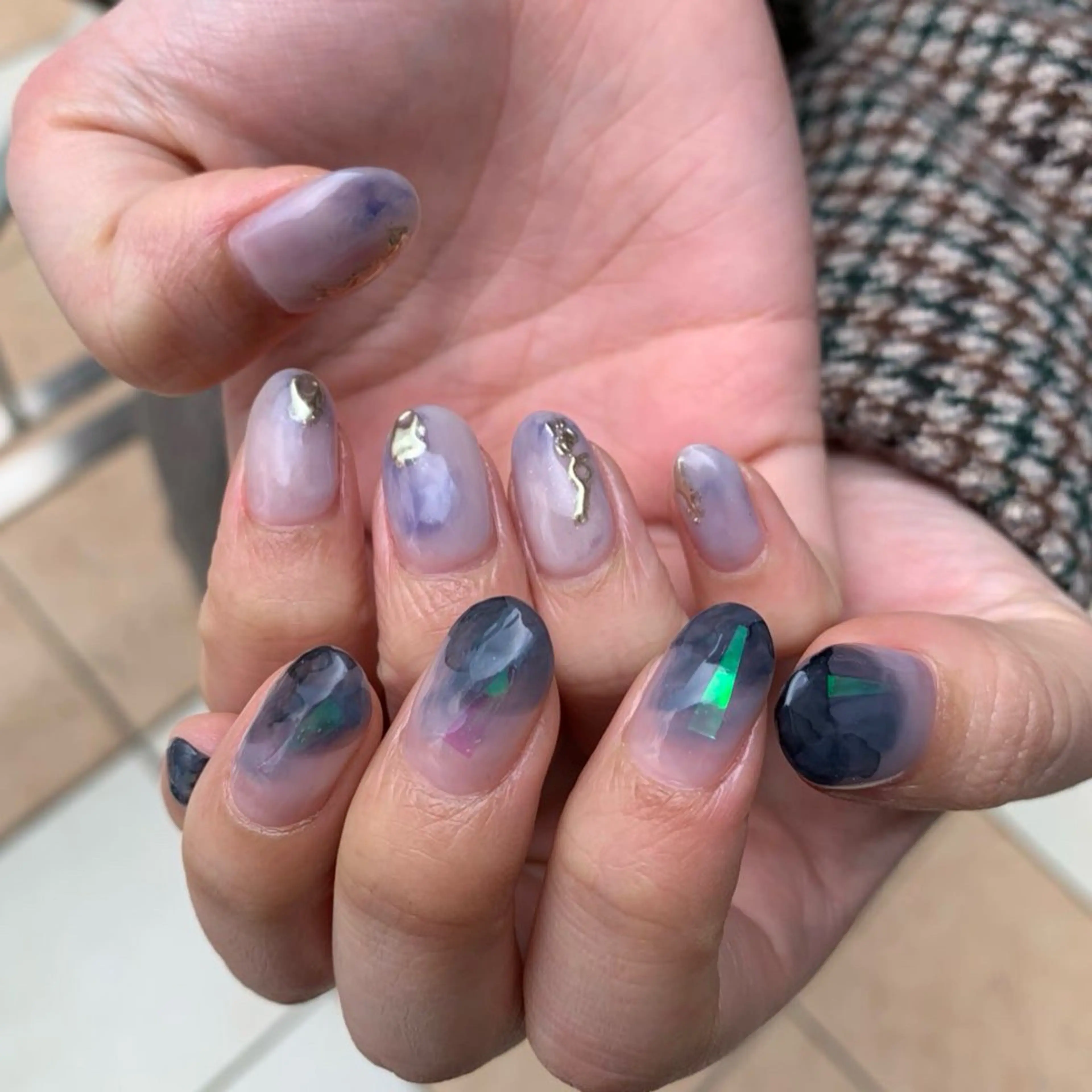 ネイル ジェルネイル ニュアンスネイル パラジェル ハンドネイル YUKIMO🍎名駅 /ニュアンスのネイルデザイン