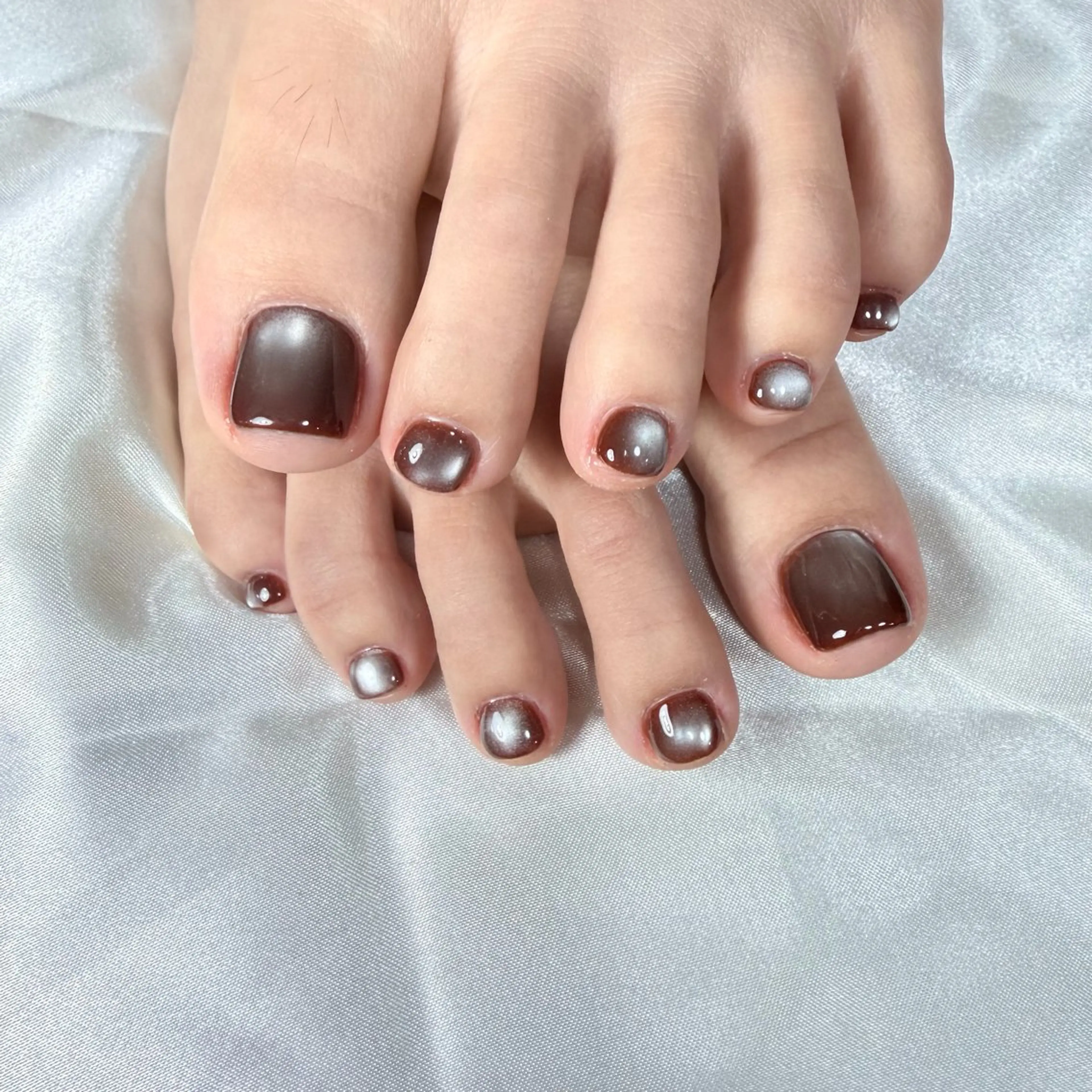 ネイル アートネイル 成人式 ジェルネイル ニュアンスネイル ネイルチップ Kora Nailのネイルデザイン