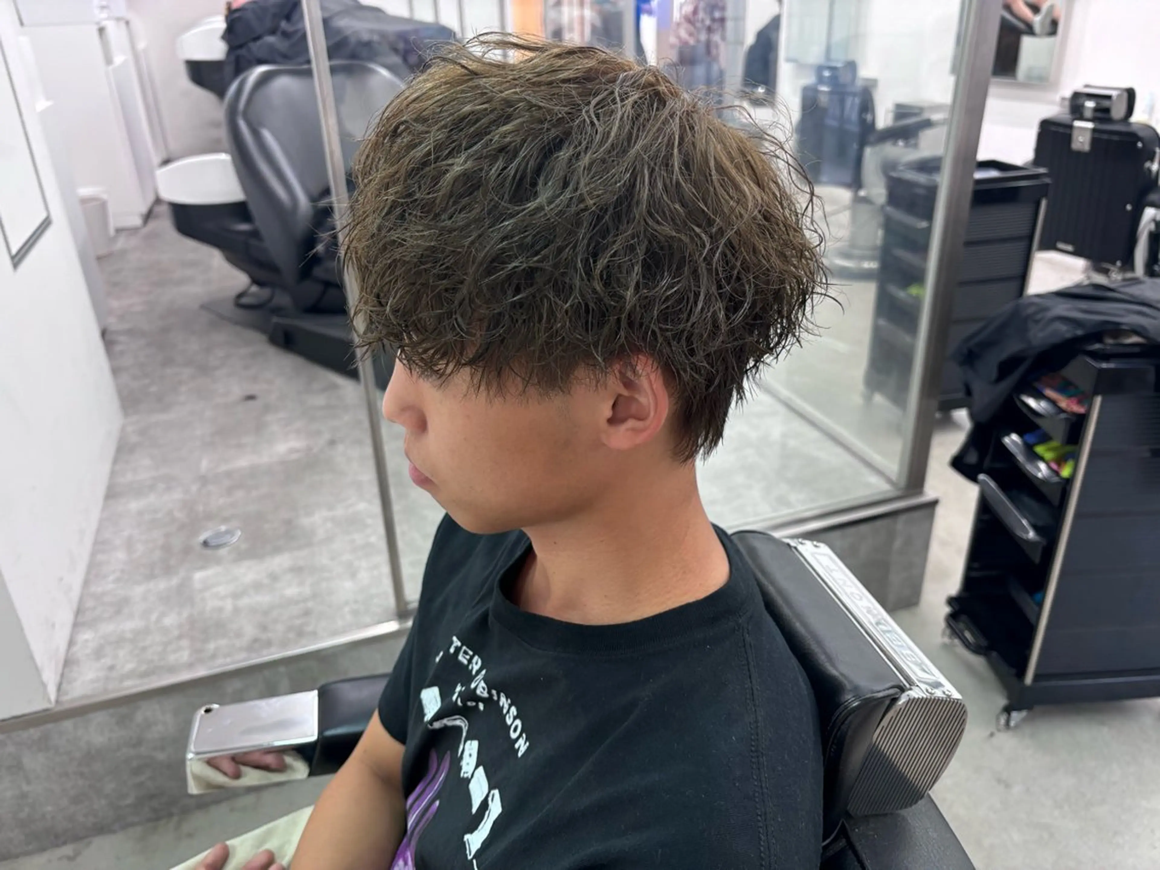 パーマ メンズ カット パーマ トリートメント 土岐 仁/メンズ専門 パーマ特化美容師🌀のヘアスタイル