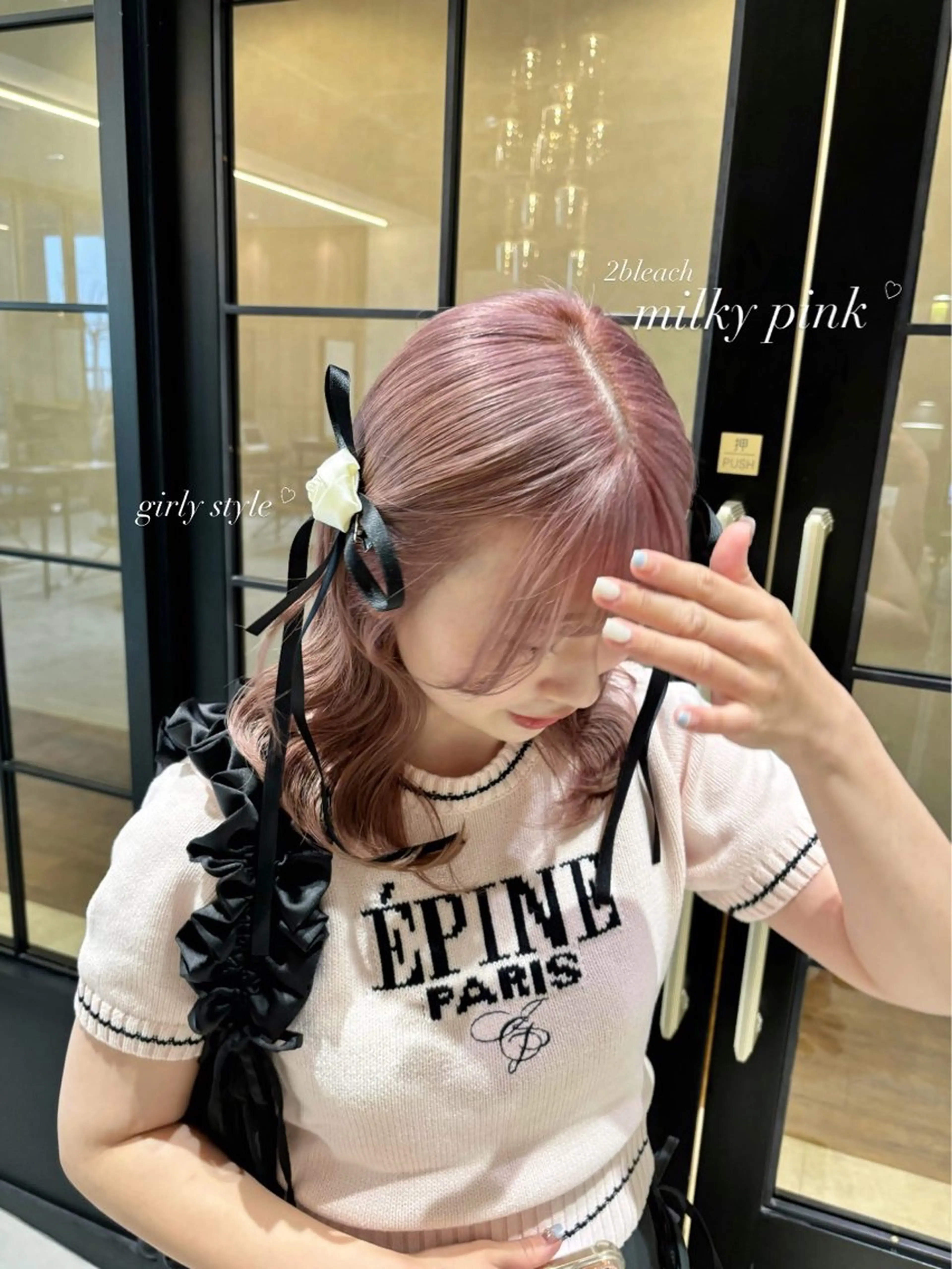 ケアブリーチダブルカラー🩰🤍の写真