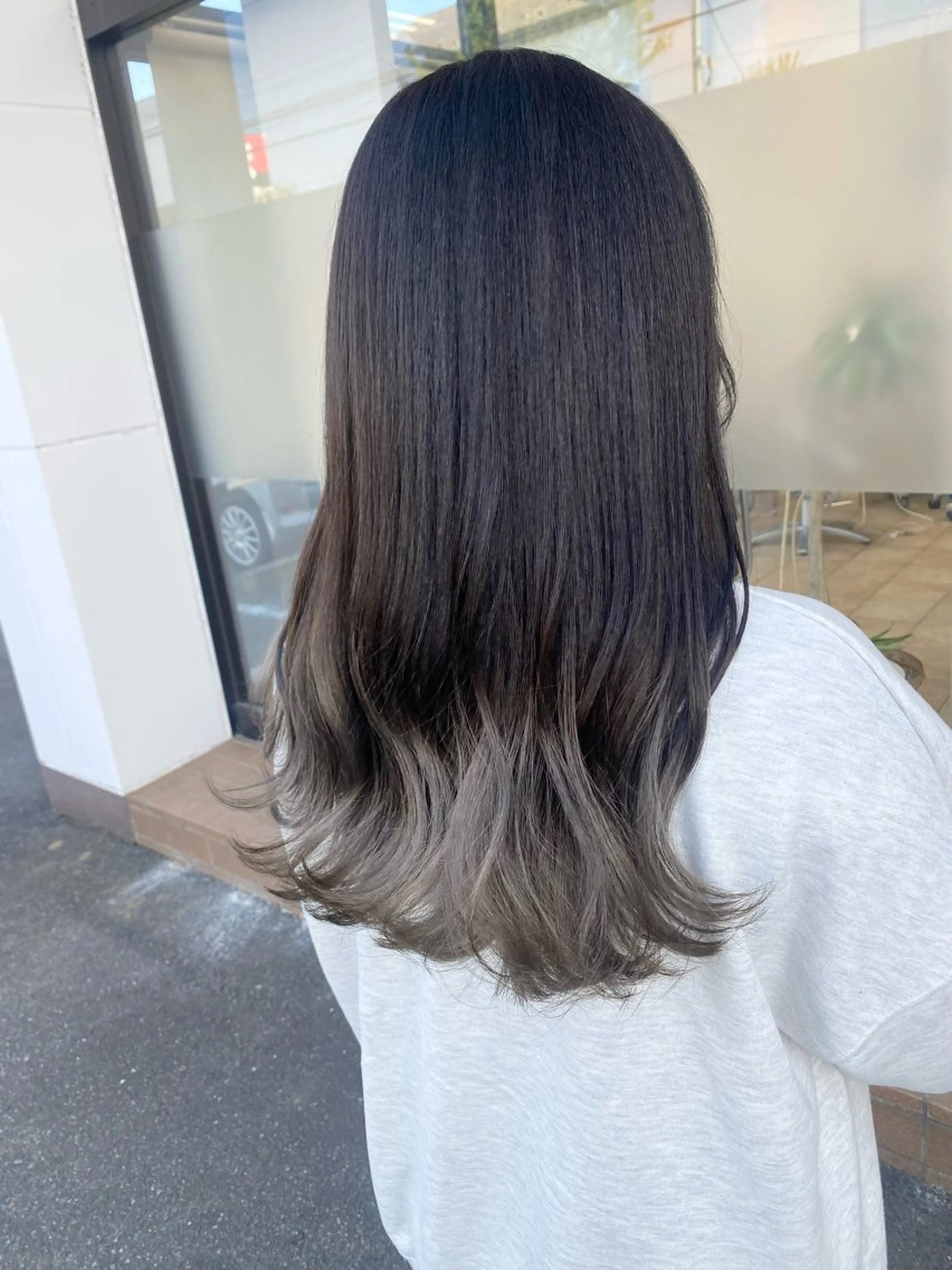 ロング ヘアカラー トリートメント 🇰🇷韓国風顔周り NANAMI🇰🇷のヘアスタイル