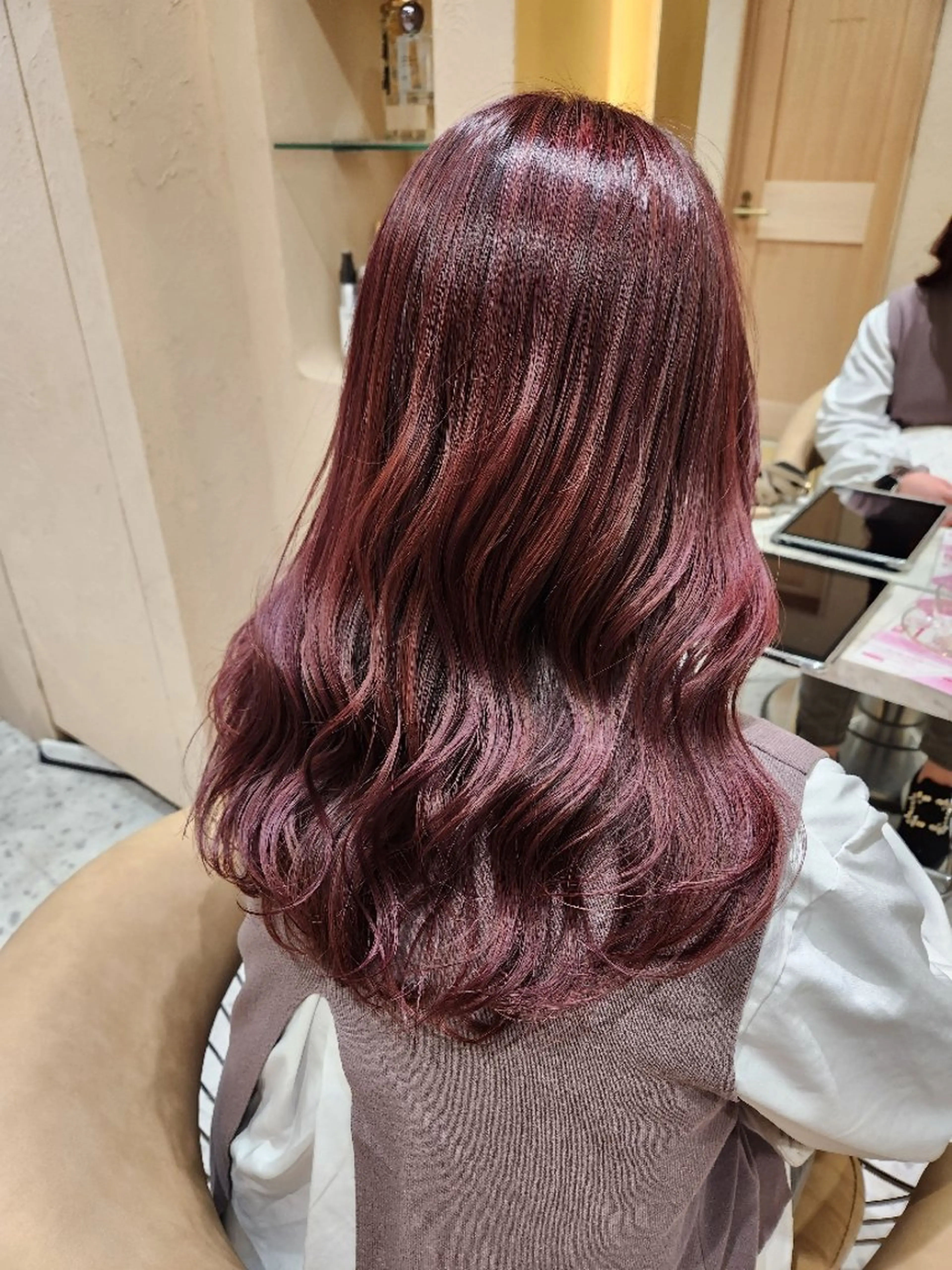 暖色カラー限定♡カット➕プレミアムカラー➕3STEPトリートメント🫧ReFa頭皮洗浄機付き❤️❤️の写真