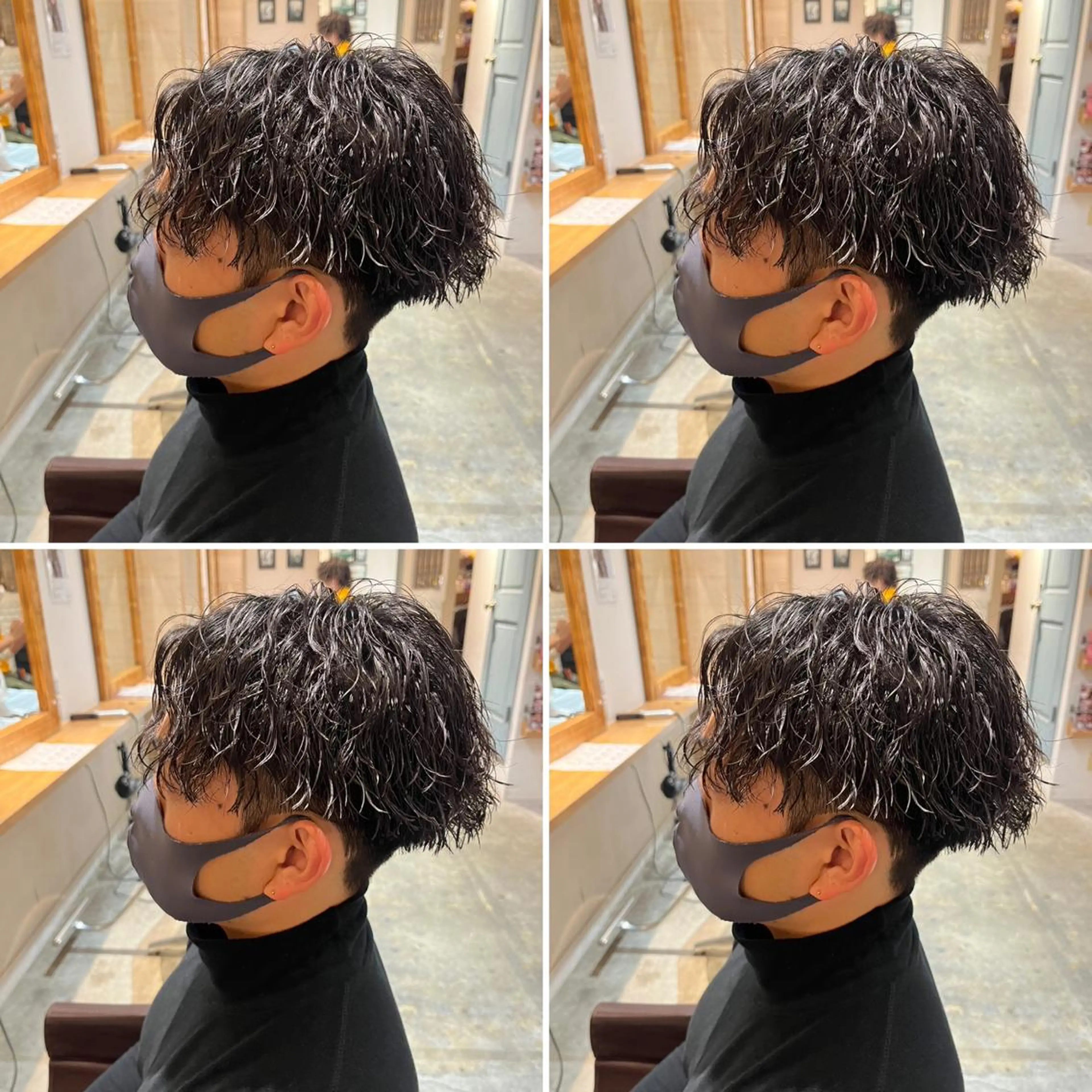 パーマ メンズ カット パーマ トリートメント ヘアセット 👑メンズパーマ特化 店長望月謙二郎👑のヘアスタイル