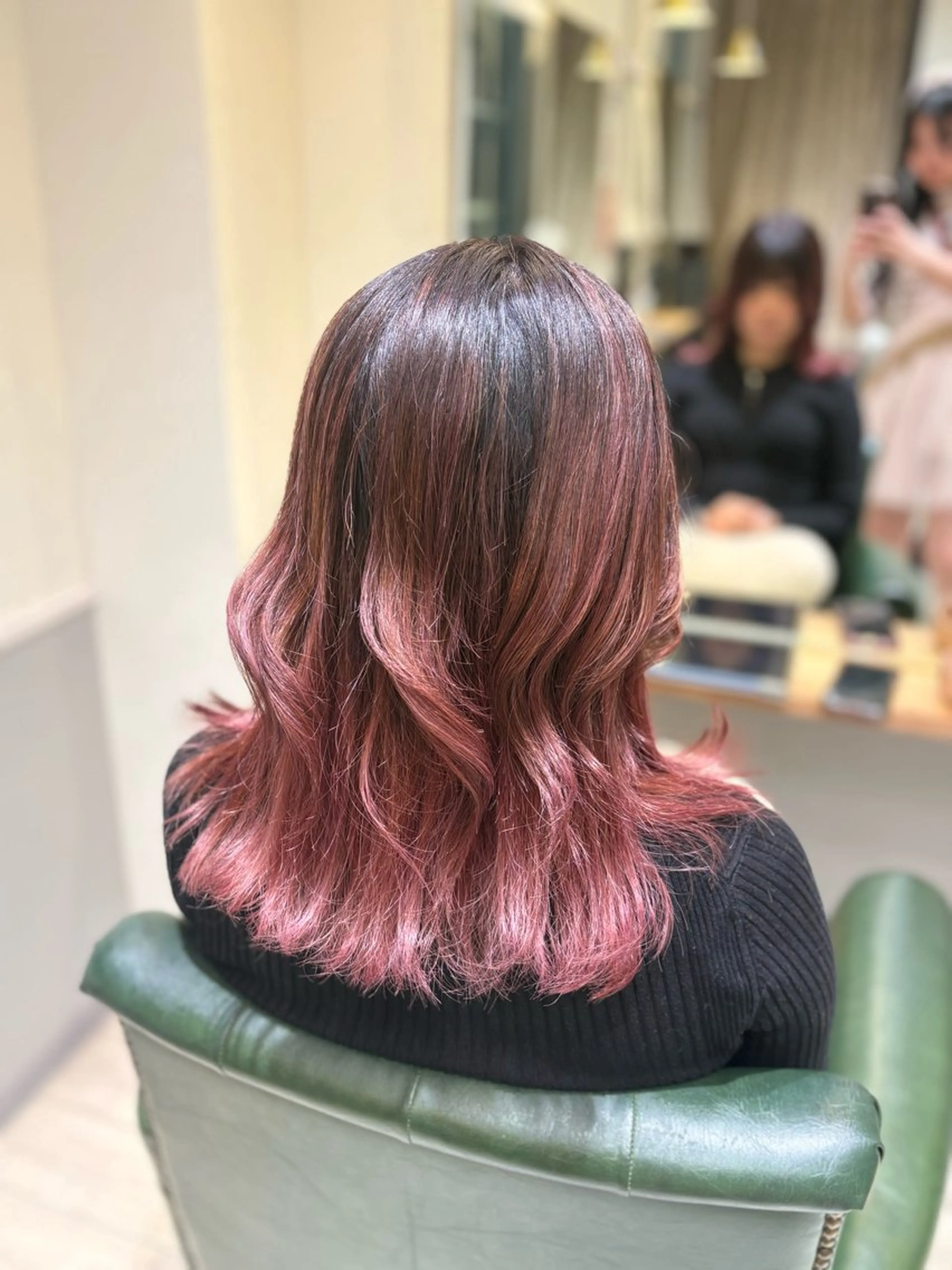 ミディアム ヘアカラー Laffin. 喜永のヘアスタイル