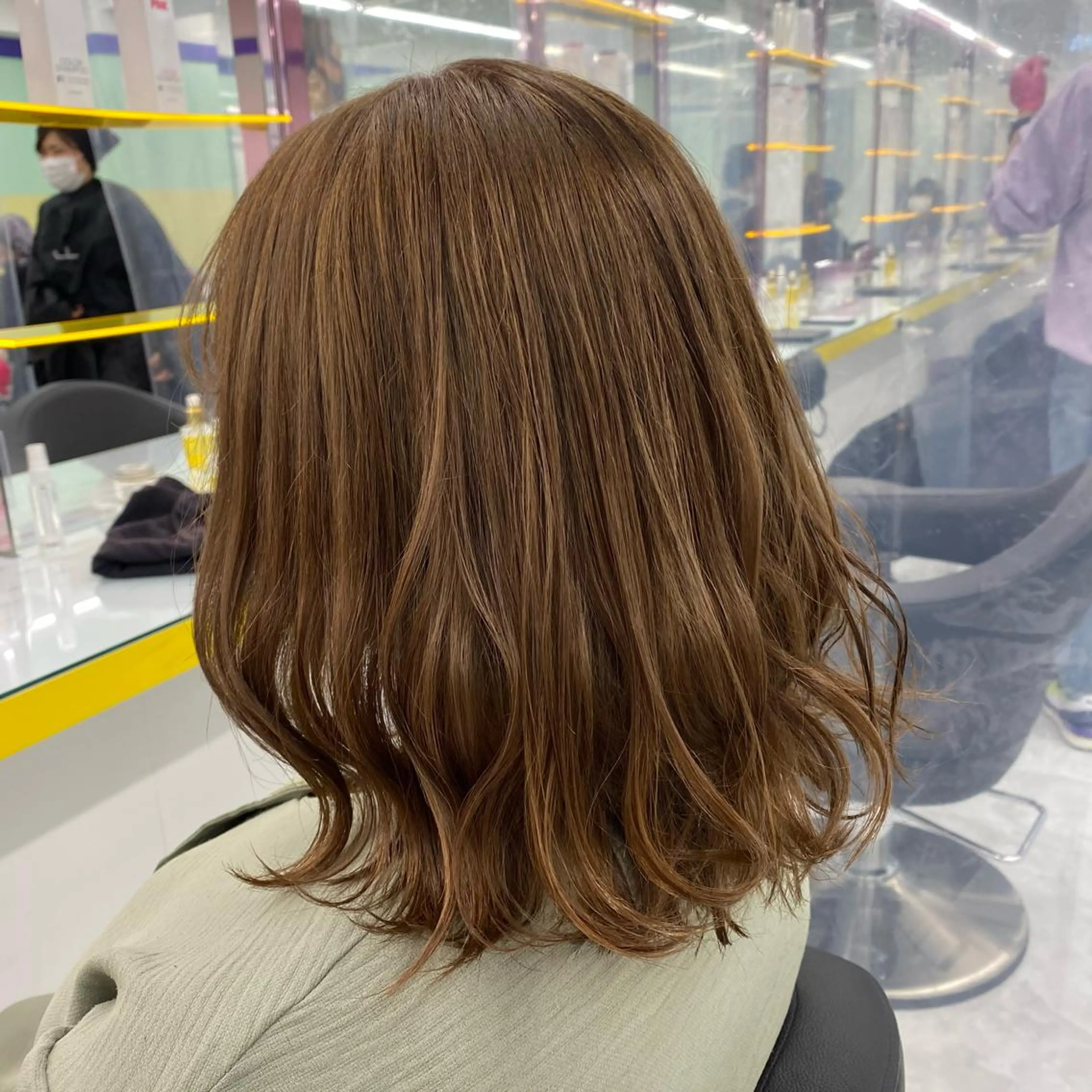 ミディアム カラー ヘアアレンジ GOTODAY shair salon 横浜mare店所属・透明感抜群カラー mai🍑♡のヘアスタイル