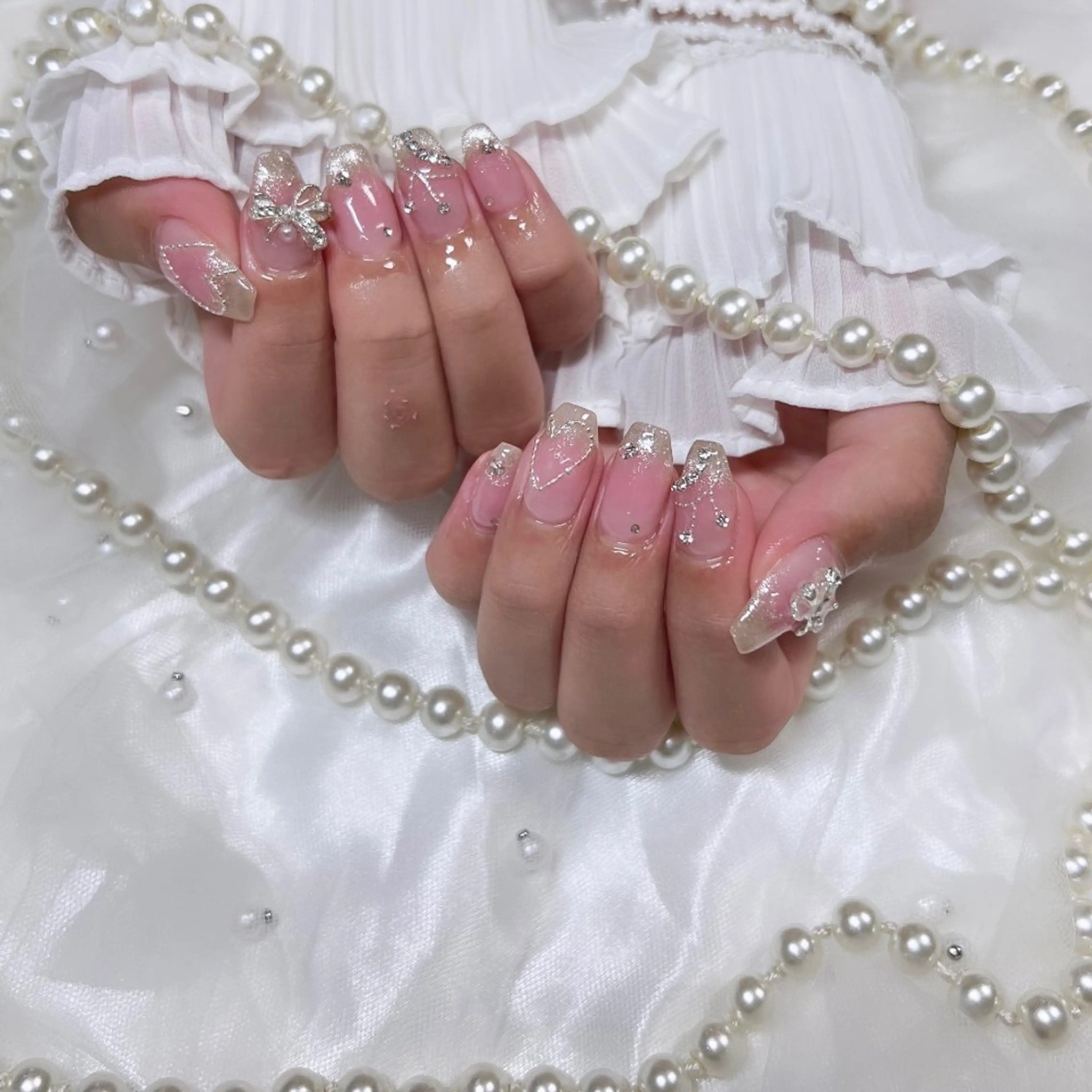 ネイル チークネイル ハンドネイル Nail Salon Ćuu所属・Ćuu Nail kahoのネイルデザイン