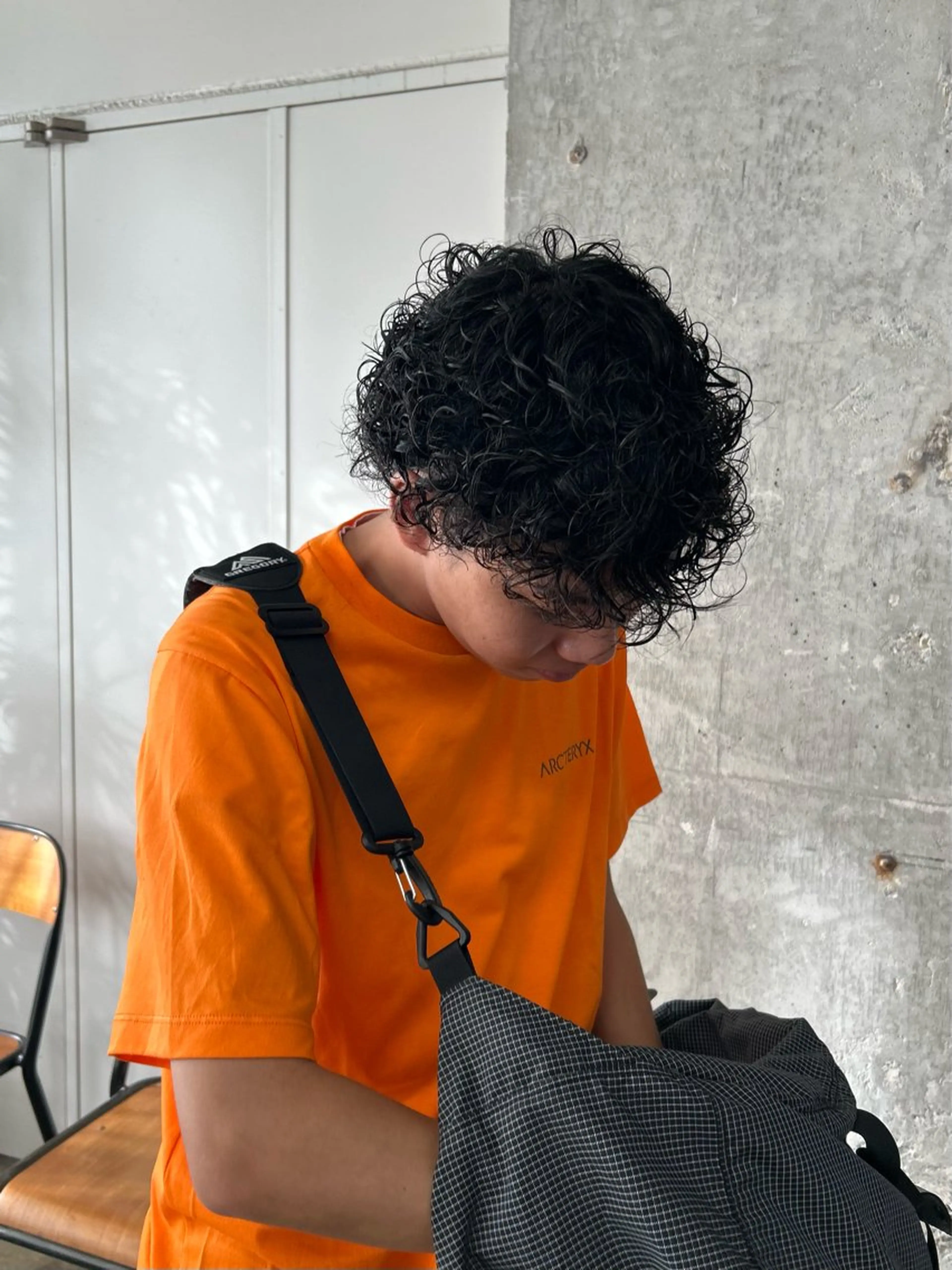 ショート メンズ カット パーマ 大本 メンズ/パーマのヘアスタイル