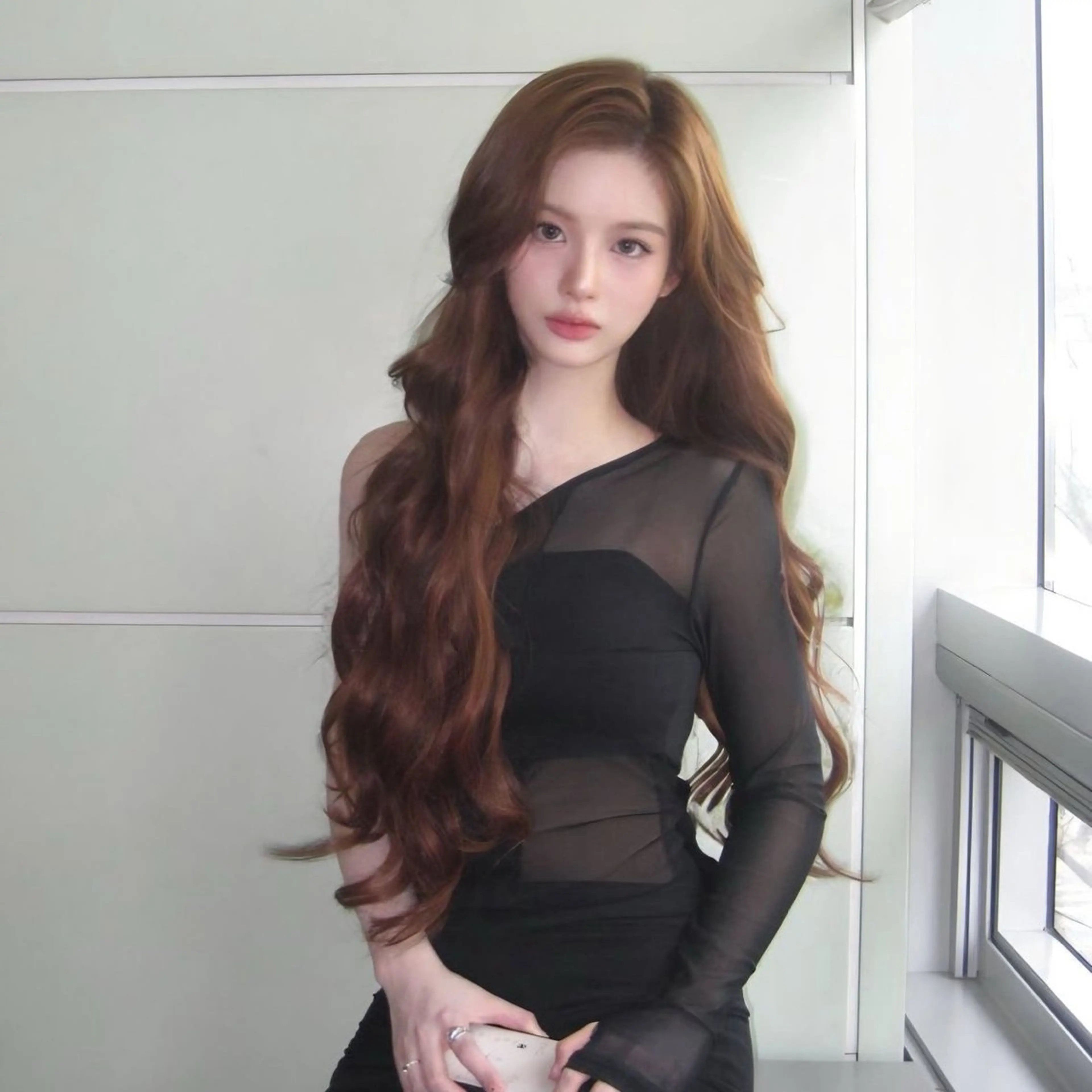 ロング カラー カット ヘアカラー トリートメント 中韓🇨🇳🇰🇷 🤍TAKAHIROのヘアスタイル