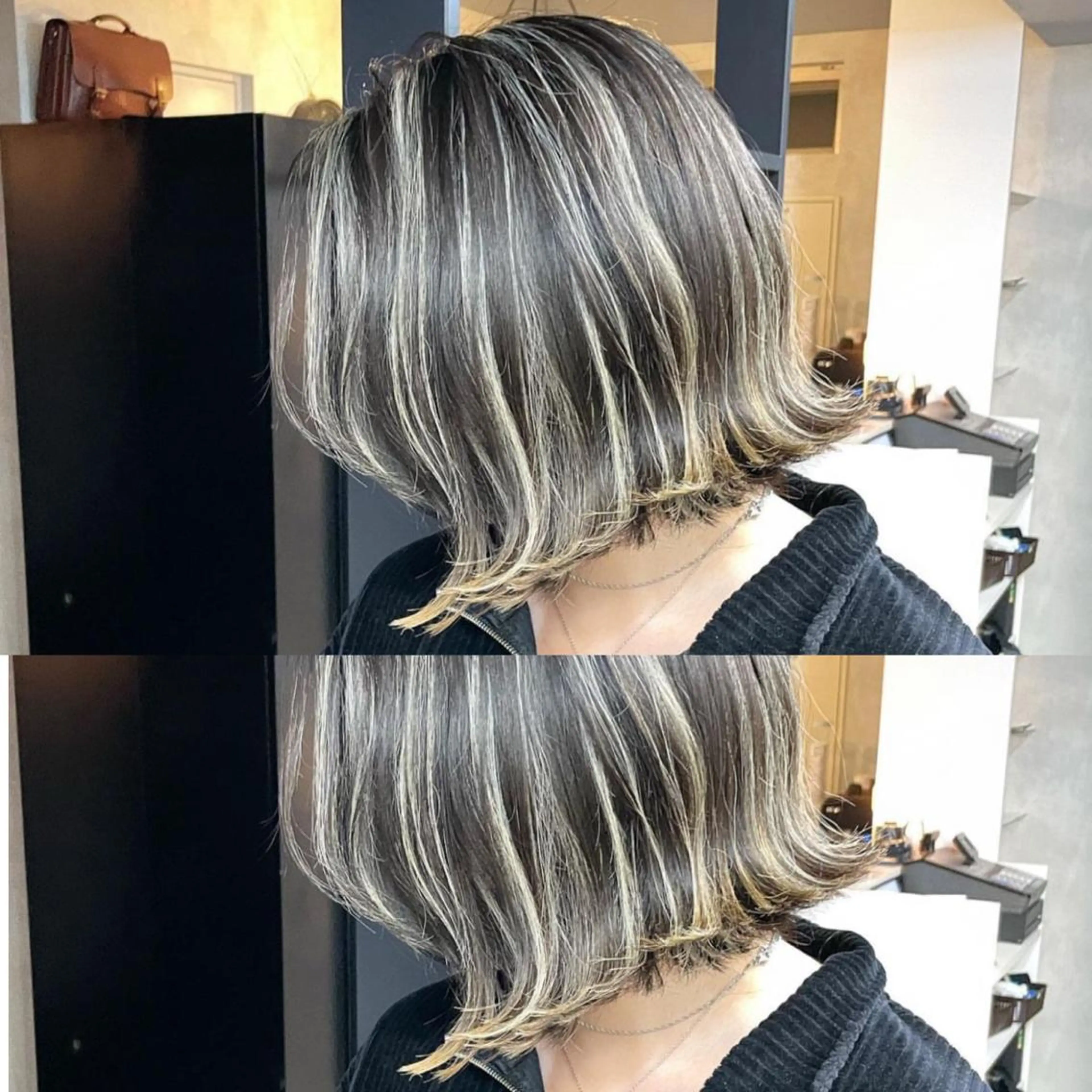 ショート カラー カット ヘアカラー トリートメント 新宿/韓国風レイヤー 髪質改善/ジャッキーのヘアスタイル