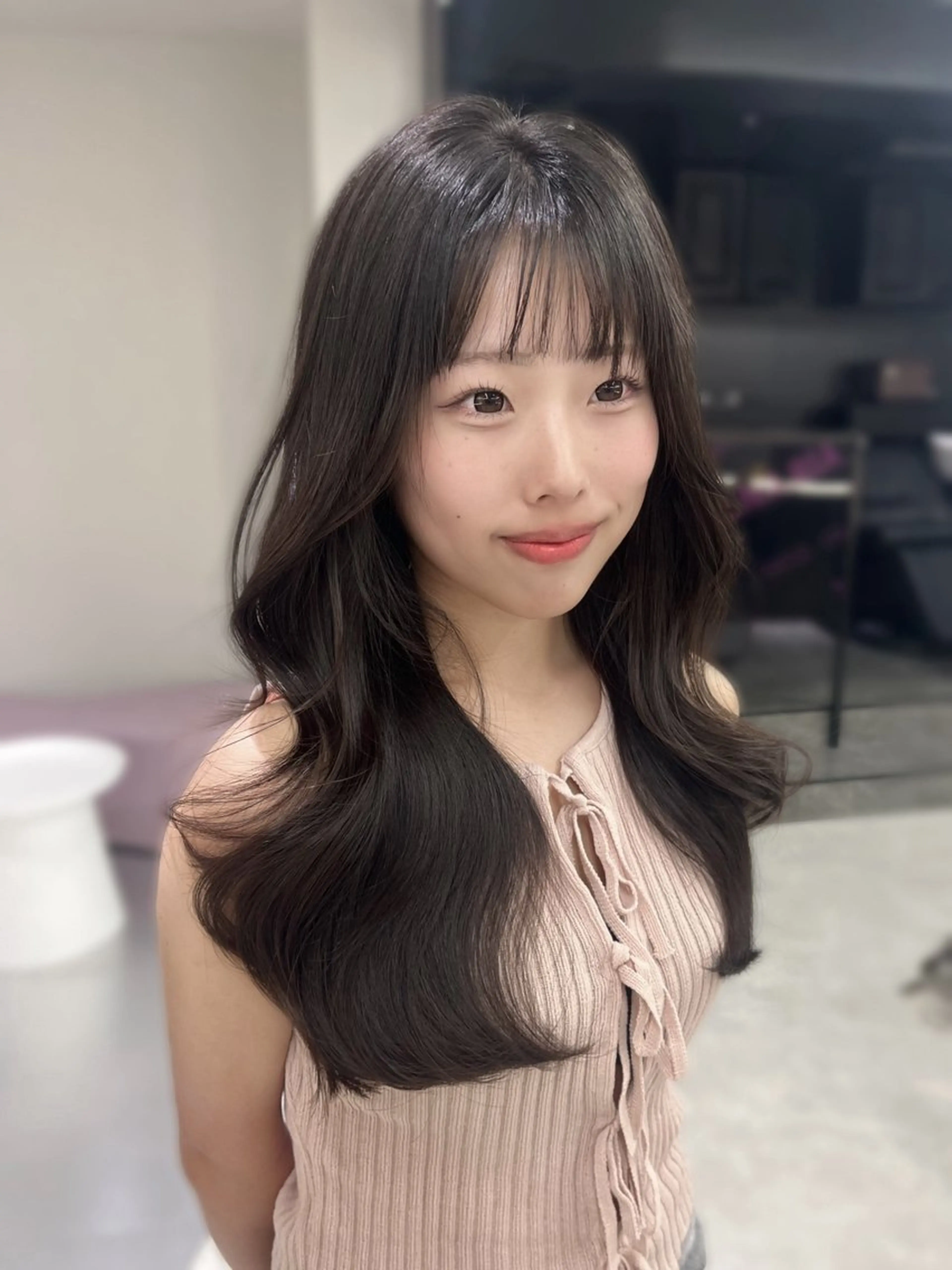 ロング 韓国風ヘア レイヤーカット Kaho🤍レイヤー ※女性限定のヘアスタイル