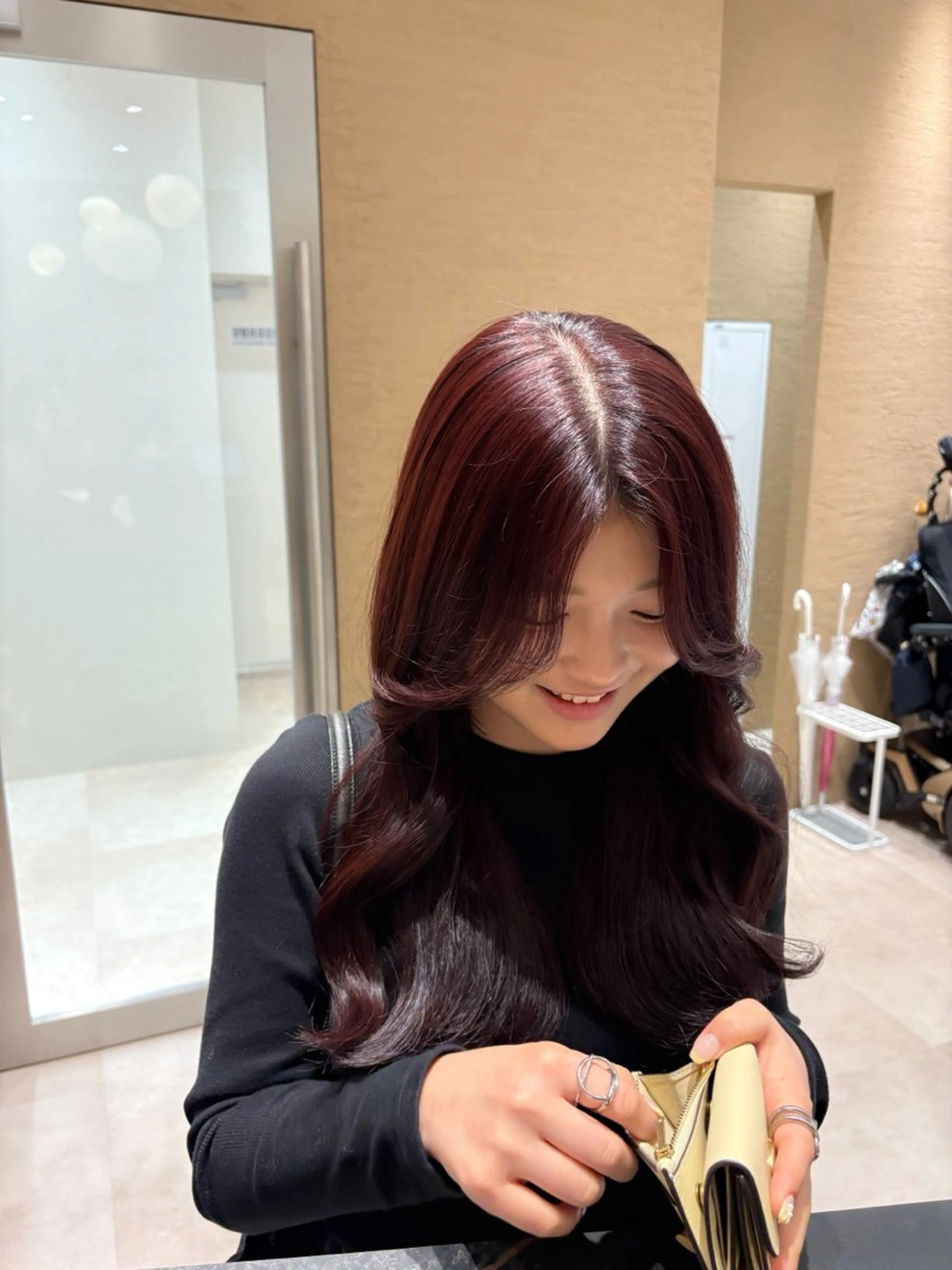 ロング カラー カット ヘアカラー トリートメント SALOWIN京都河原町suite店所属・うる艶カラー/ 髪質改善/arisaのヘアスタイル