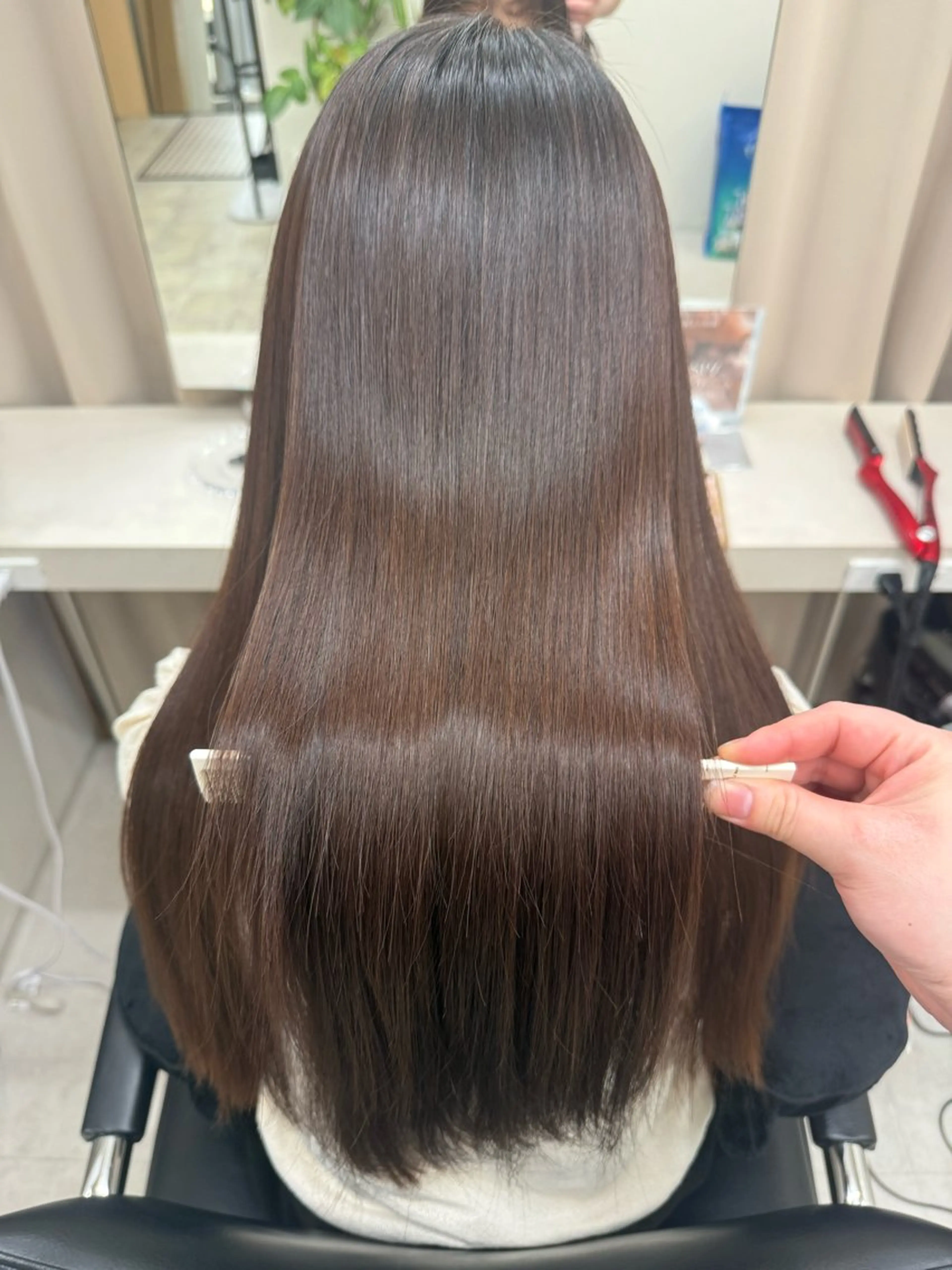 パーマ カット 縮毛矯正 トリートメント ヘッドスパ haru 髪質改善サロンのヘアスタイル