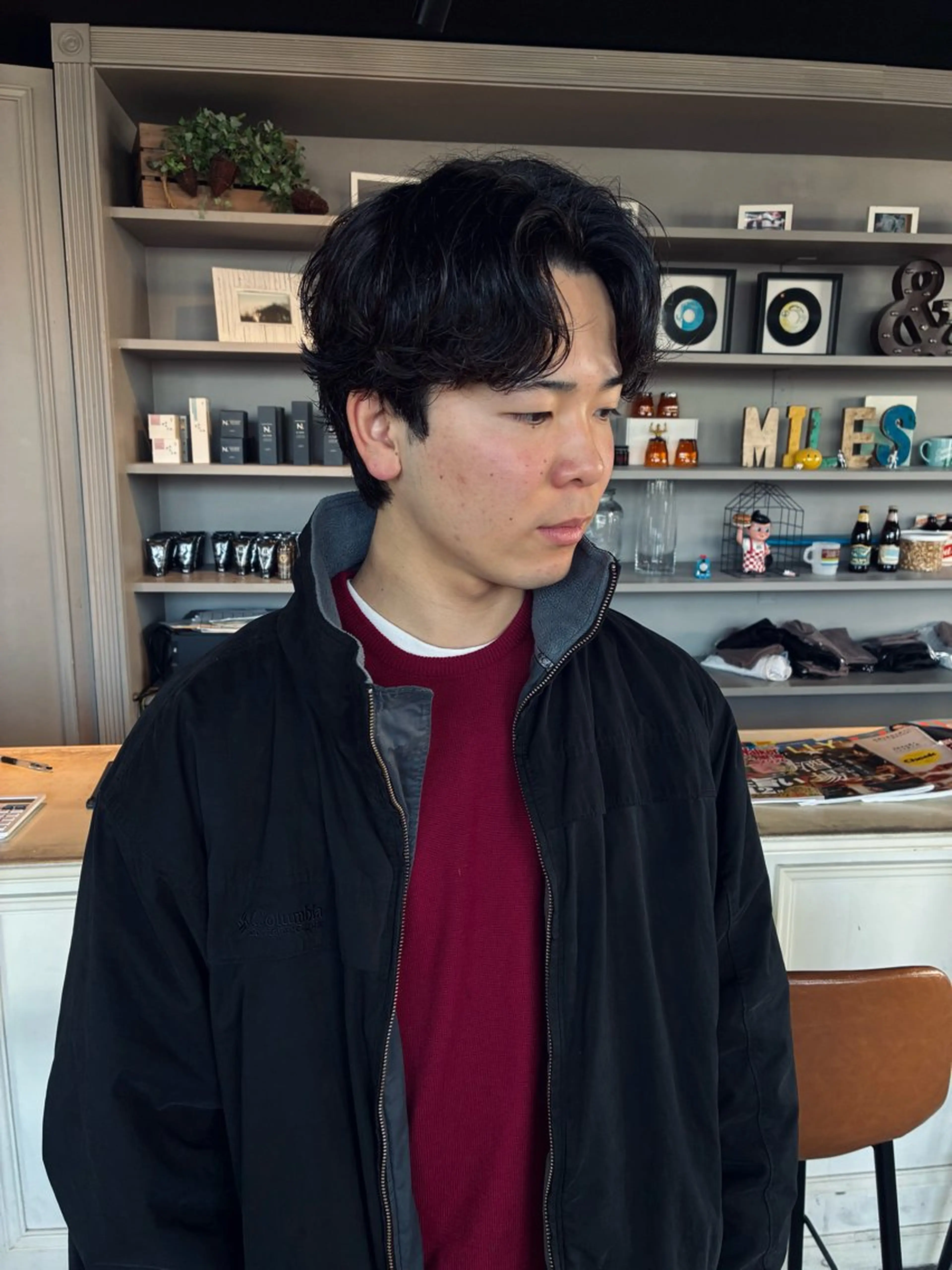 パーマ メンズ カット パーマ トリートメント 金山/メンズパーマ 西村侑真のヘアスタイル