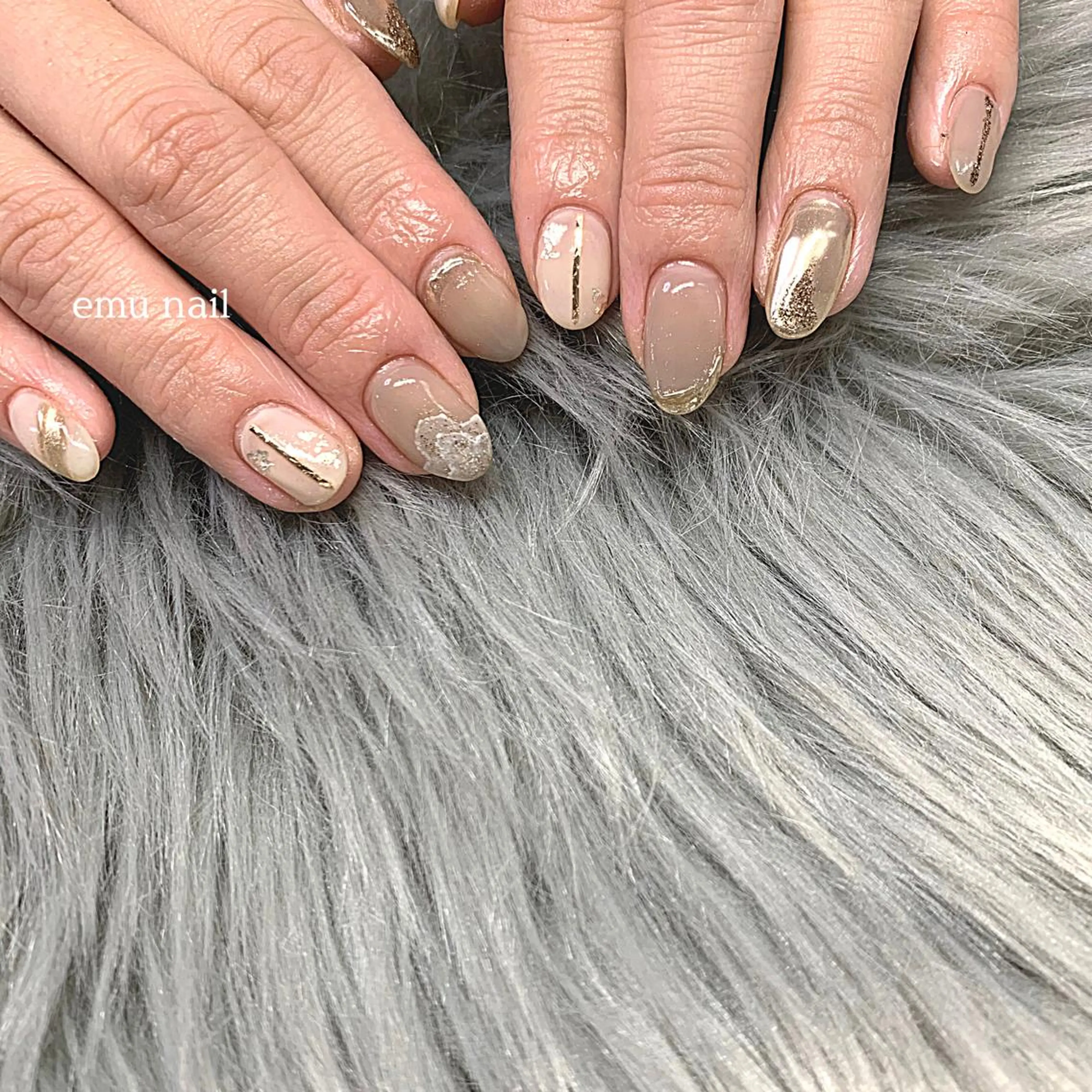 ネイル ブライダルネイル emu nailのネイルデザイン