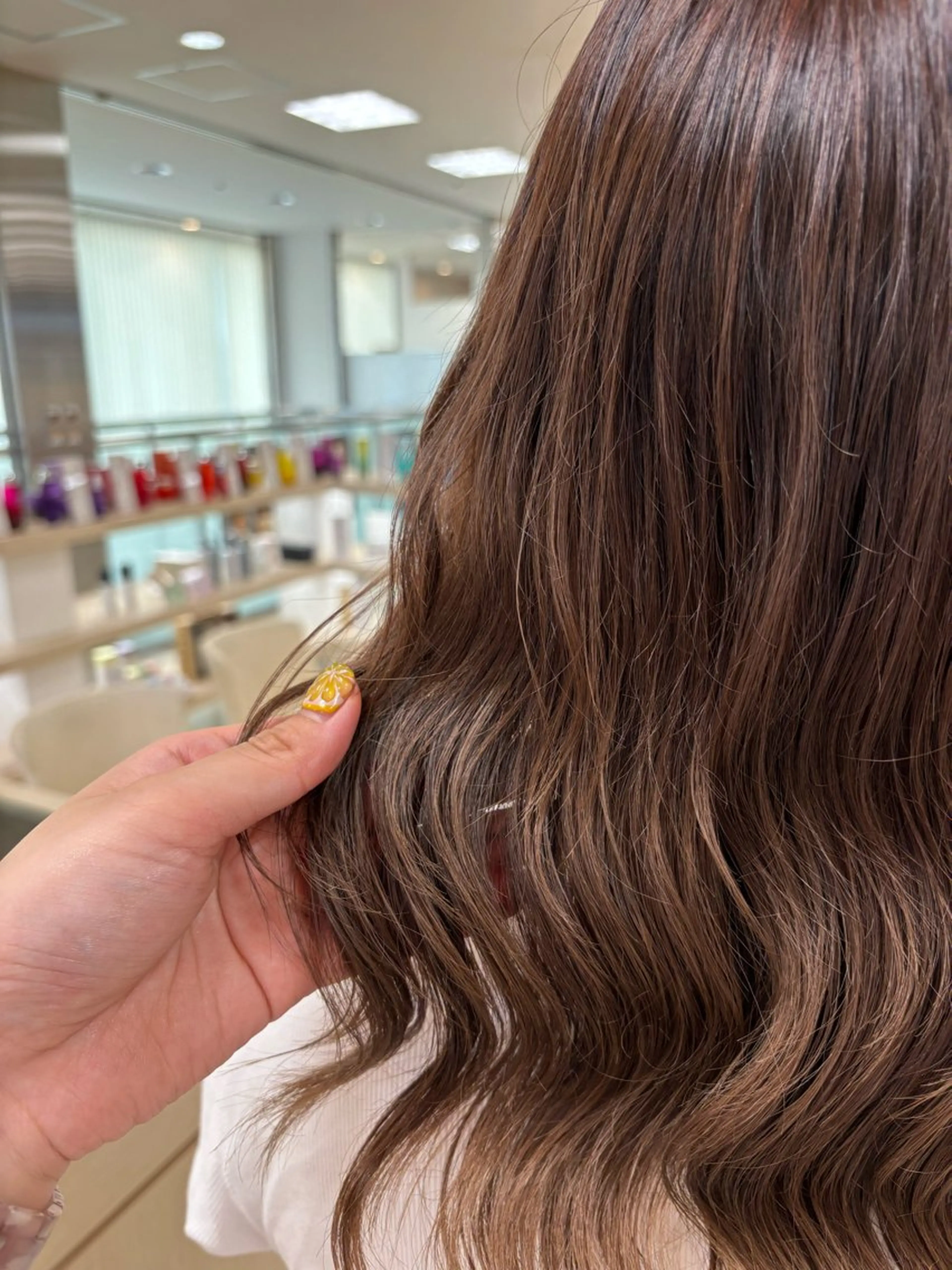 カラー 🎀暖色カラー/透明 感カラー/ひな🎀のヘアスタイル