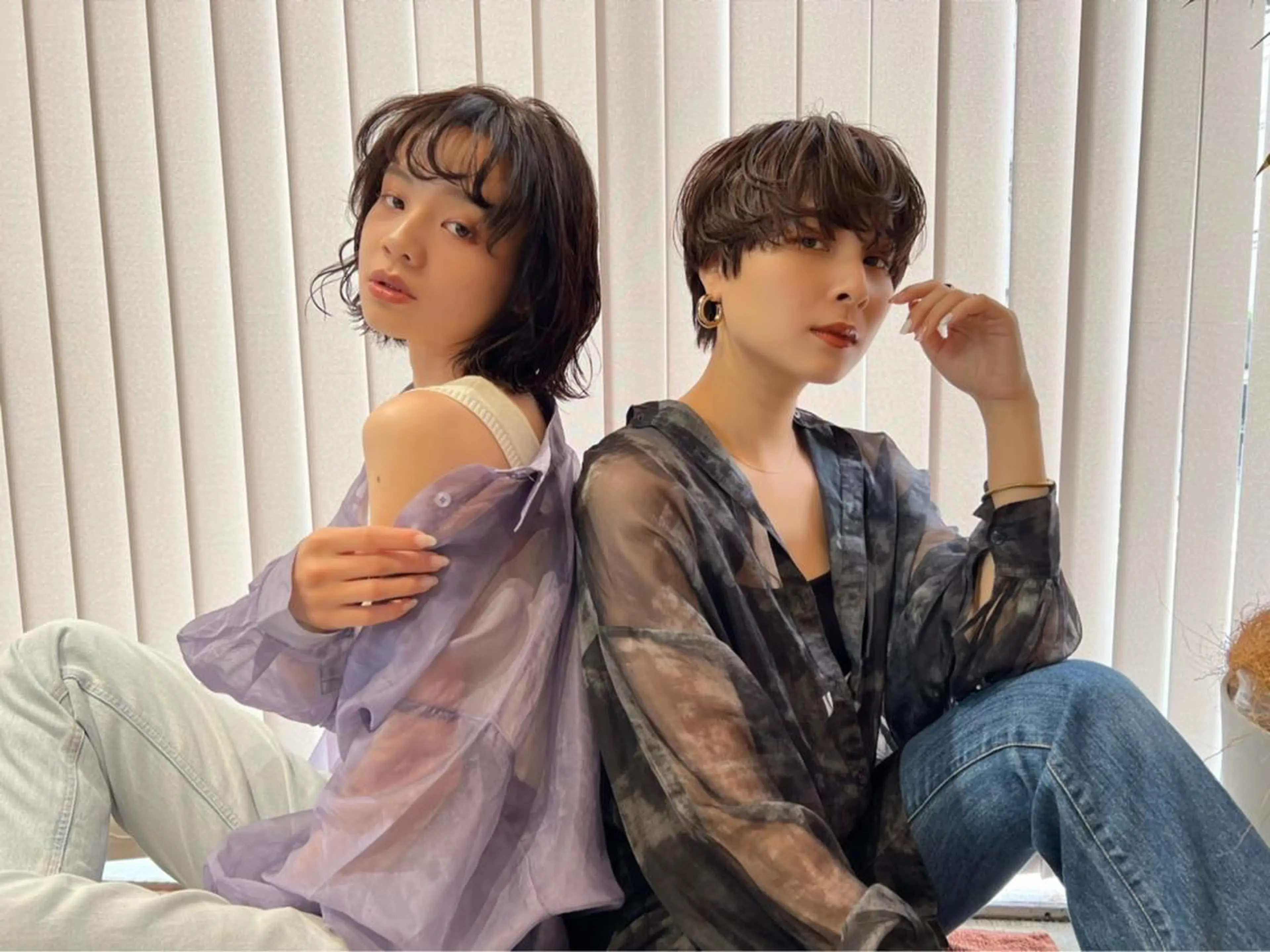 ミディアム Le'a 谷町🌼 幸村はるひのヘアスタイル