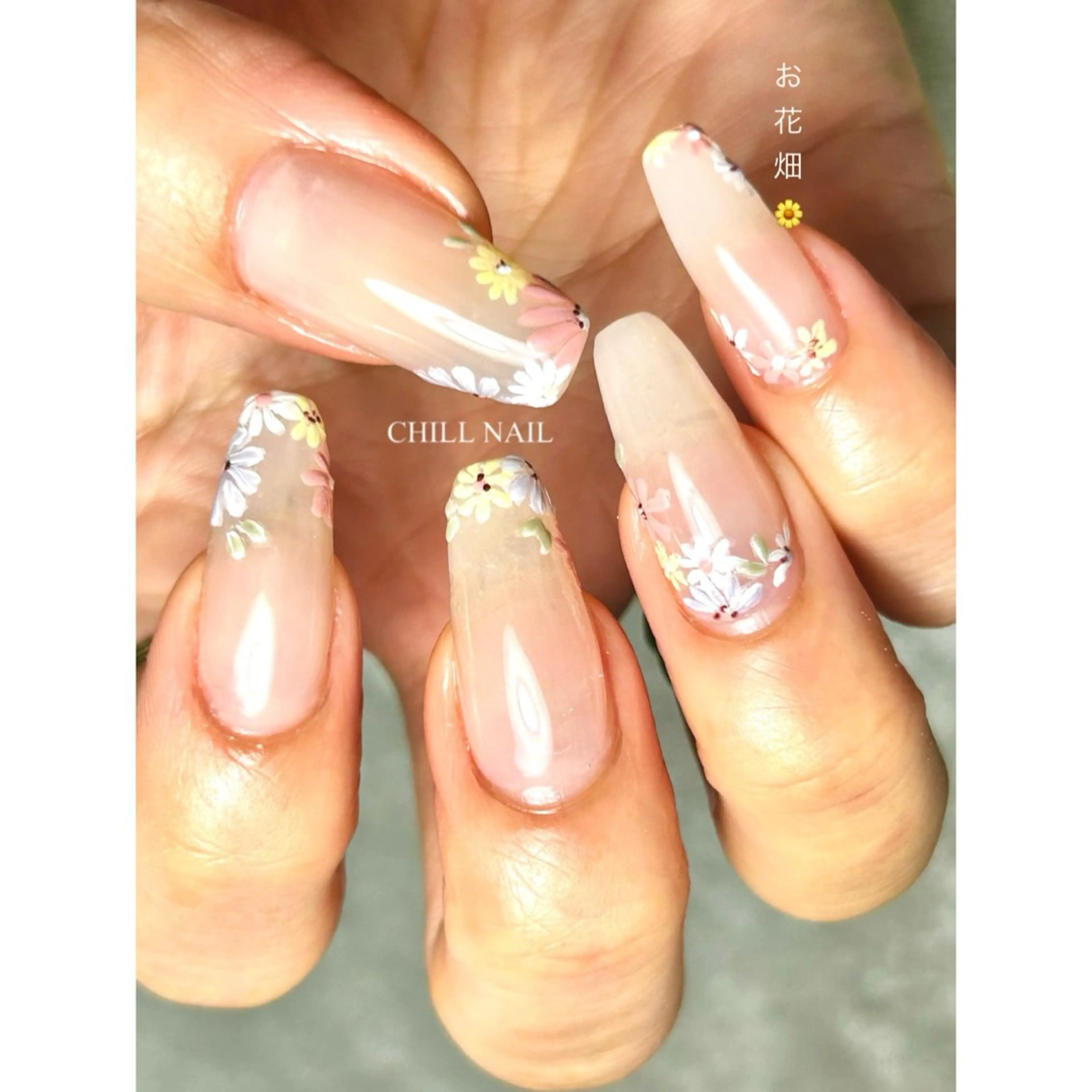 ネイル 春ネイル ハンドネイル CHILL NAILのネイルデザイン