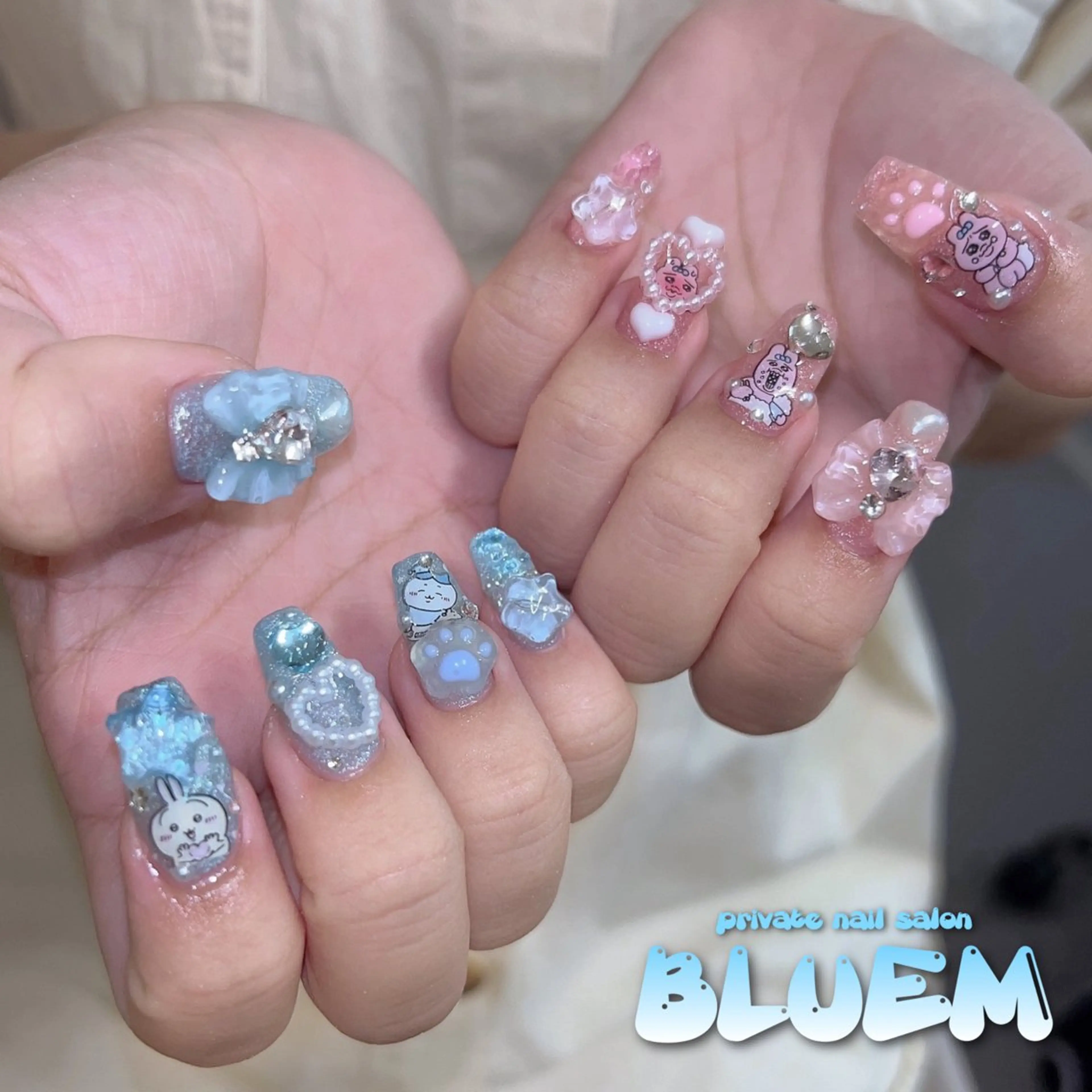 ネイル ハンドネイル BLUEM なな🐶のネイルデザイン