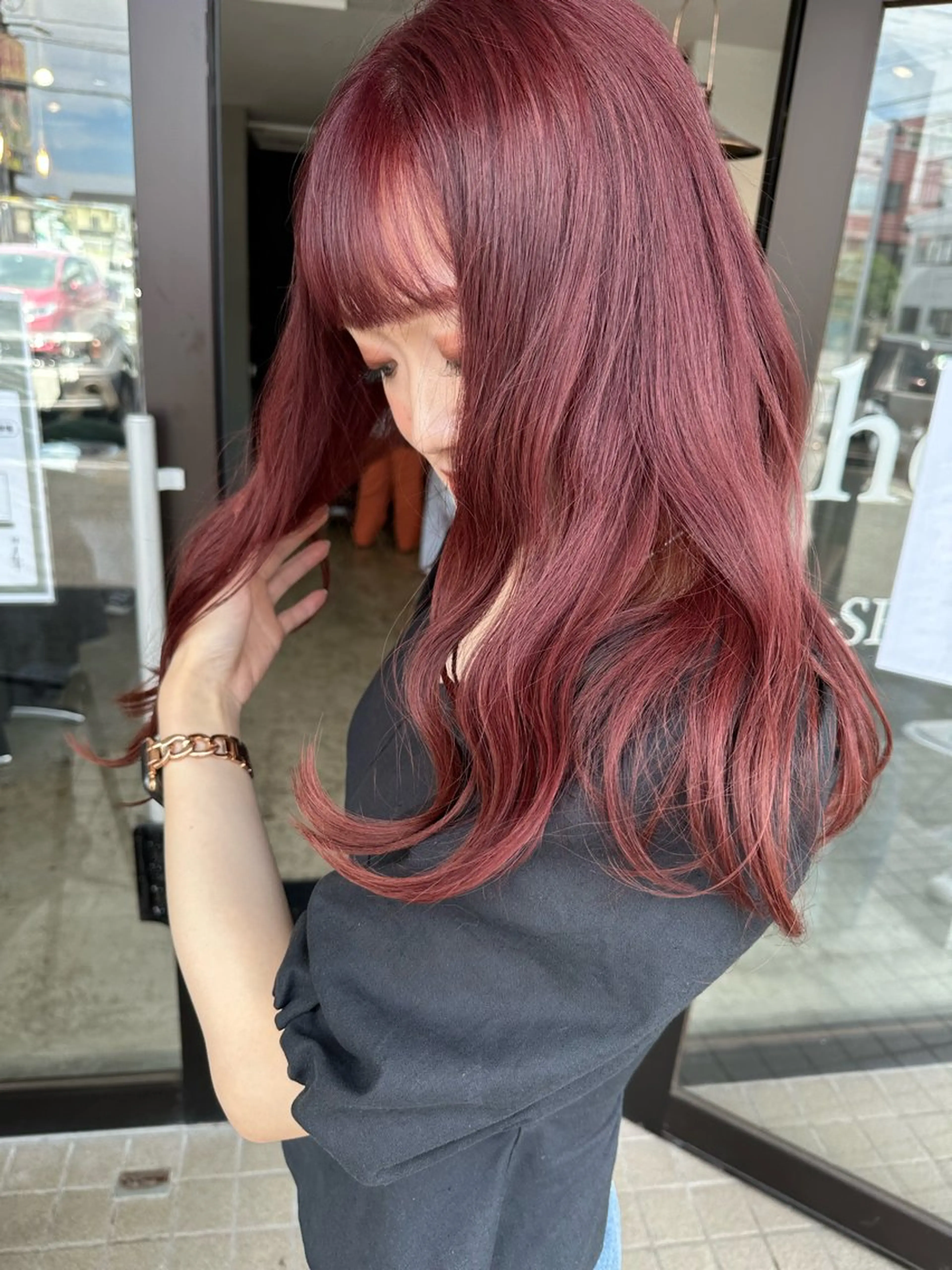 ロング カラー ヘアカラー トリートメント HELIM所属・🍀石川尚之🍀 HELIMのヘアスタイル