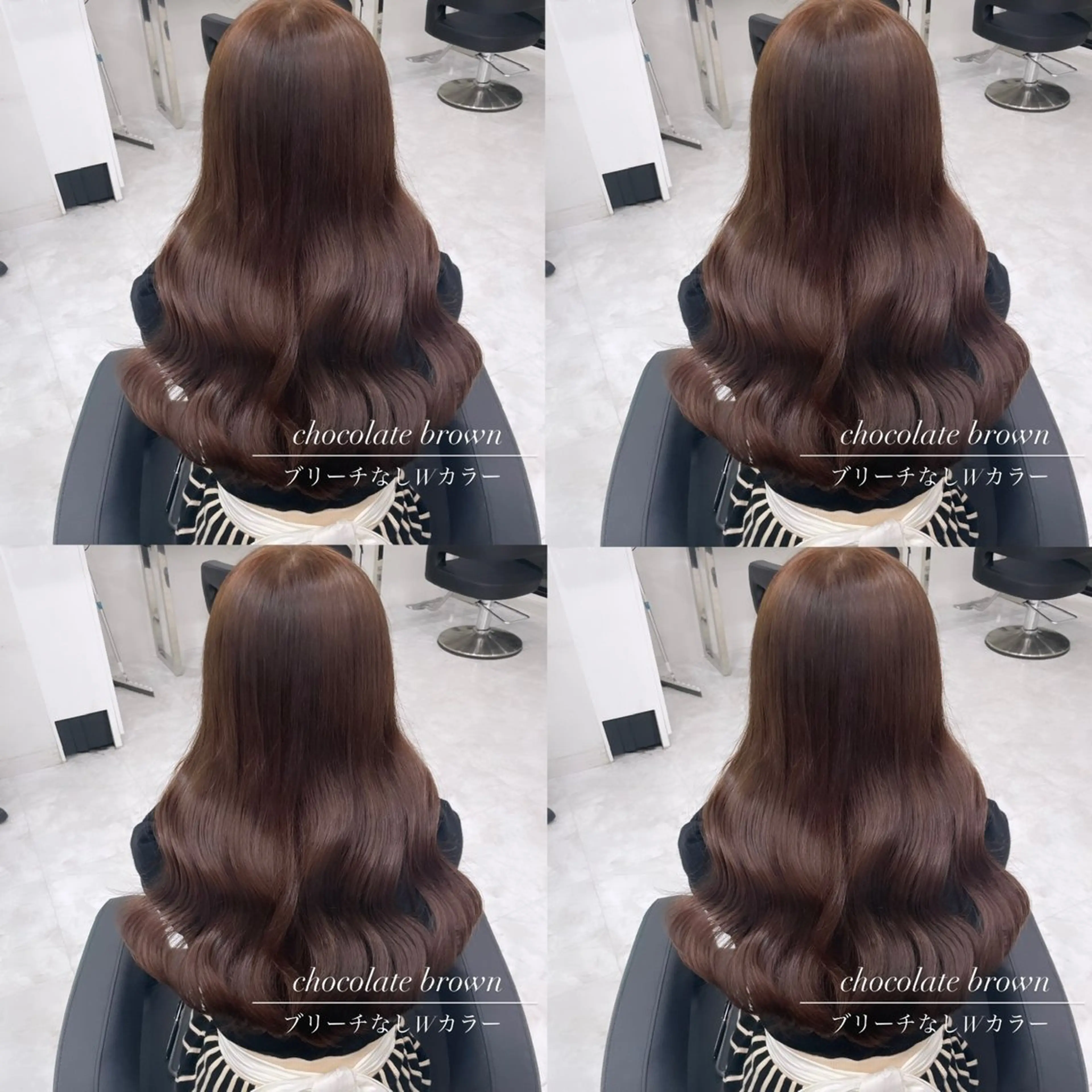 セミロング カラー ヘアアレンジ Ella所属・nana【艶髪】/ レイヤー/縮毛矯正のヘアスタイル