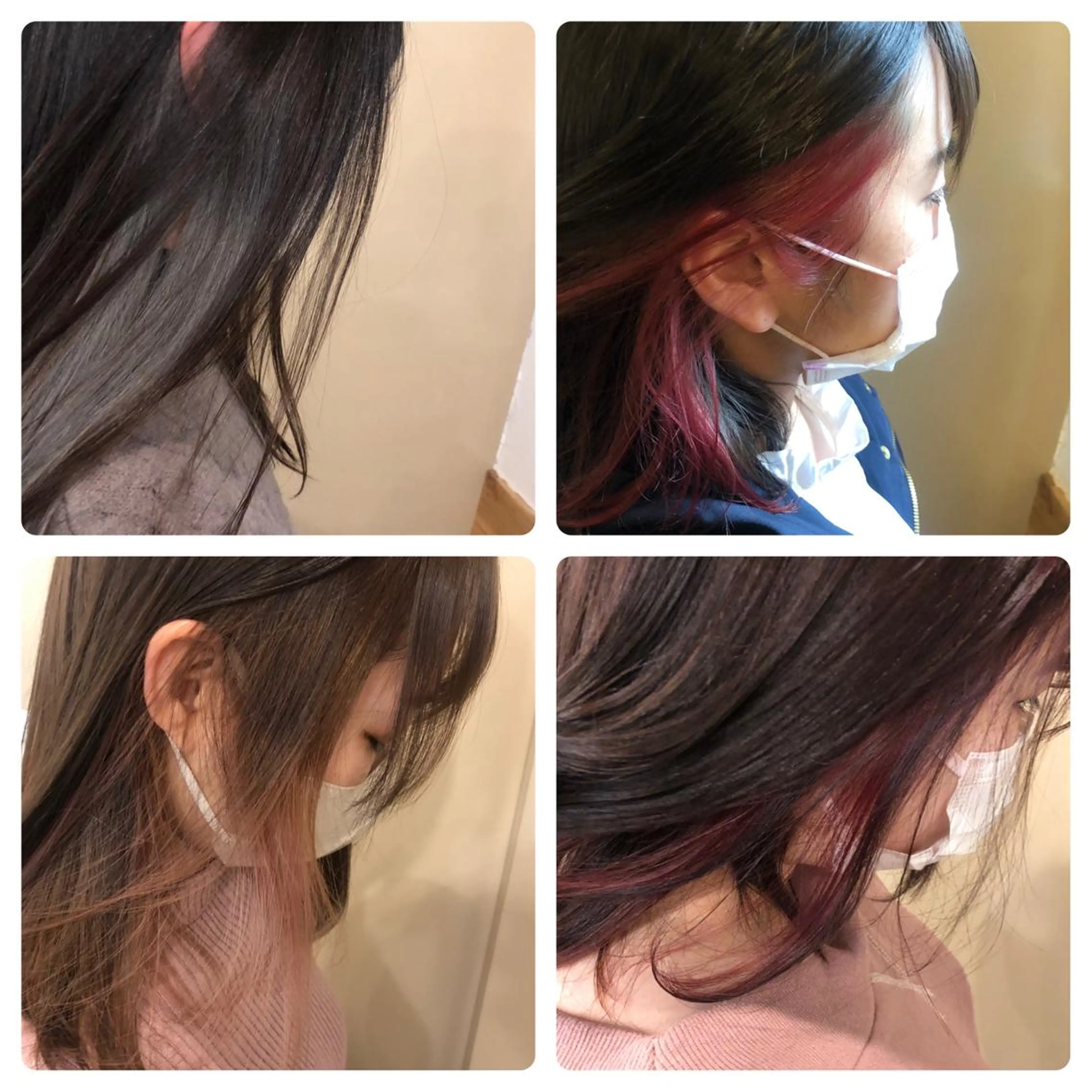 ミディアム カラー ヘアカラー トリートメント ヘアセット 髪質改善＆ブリーチ 伊勢　祐一郎のヘアスタイル