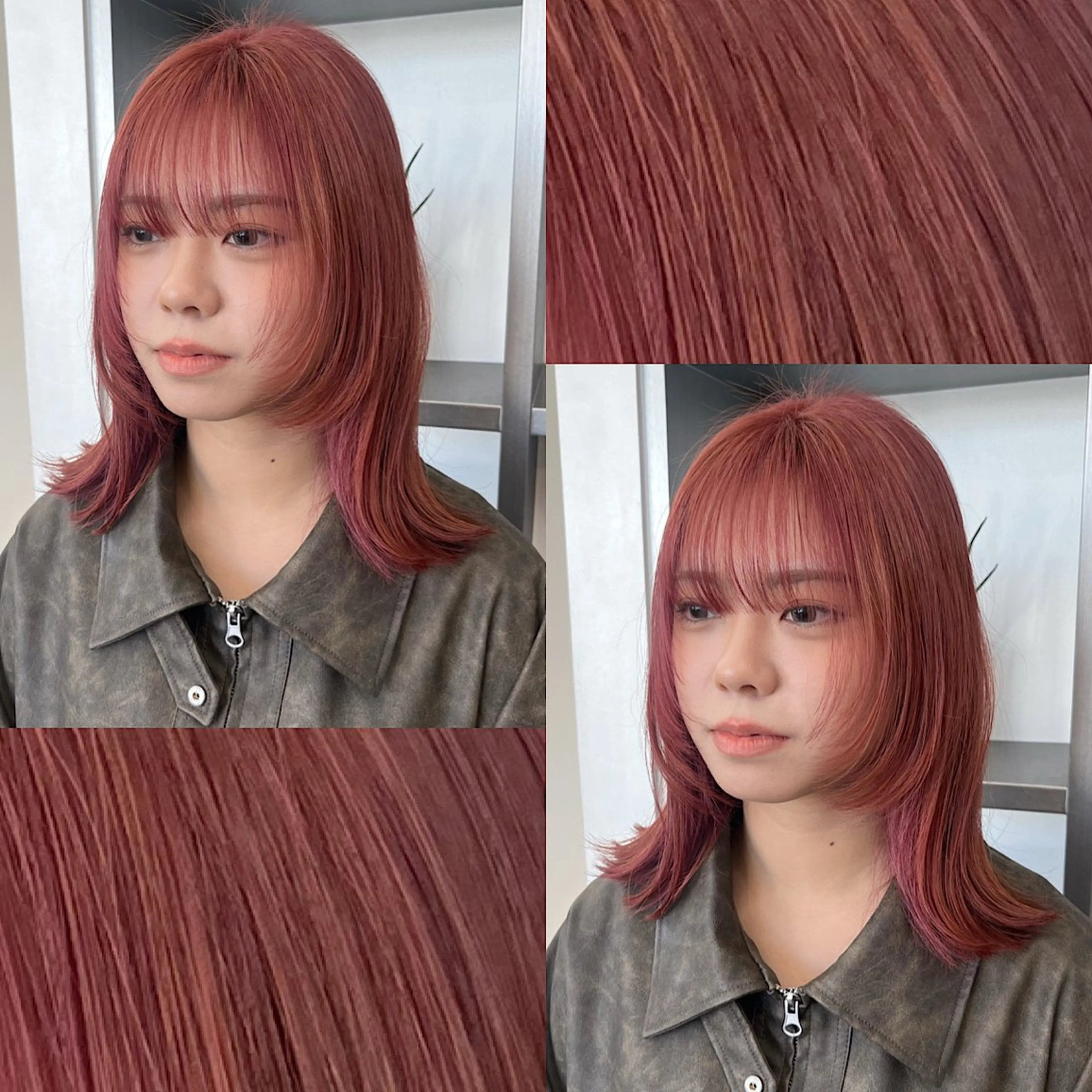 ロング カラー ピンクカラー 🍒暖色✖️レイヤー ／Haruna🍒のヘアスタイル