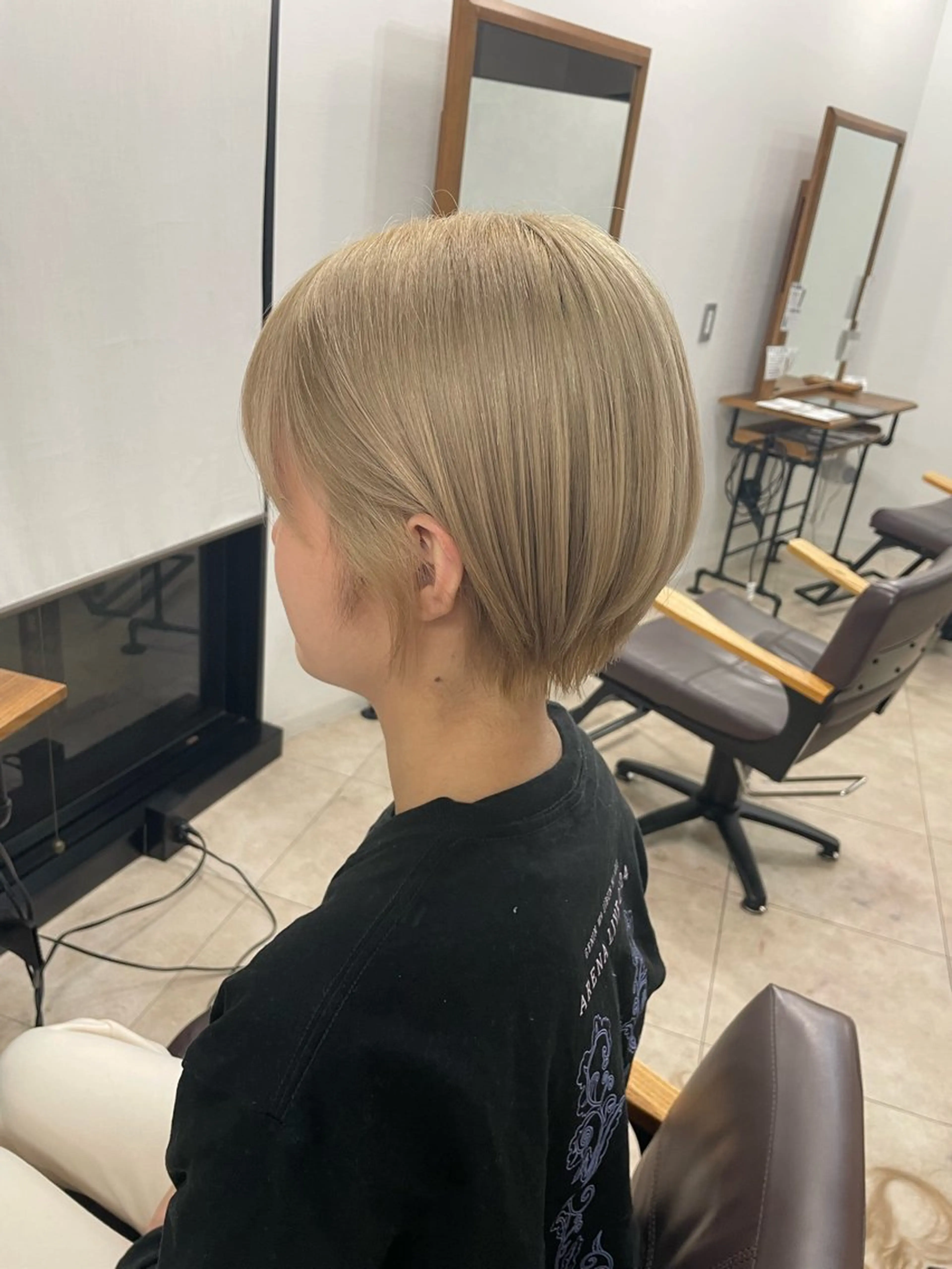 ショート ショートボブ ボブ ショートヘア _WHITE京橋店 佐伯 碧のヘアスタイル