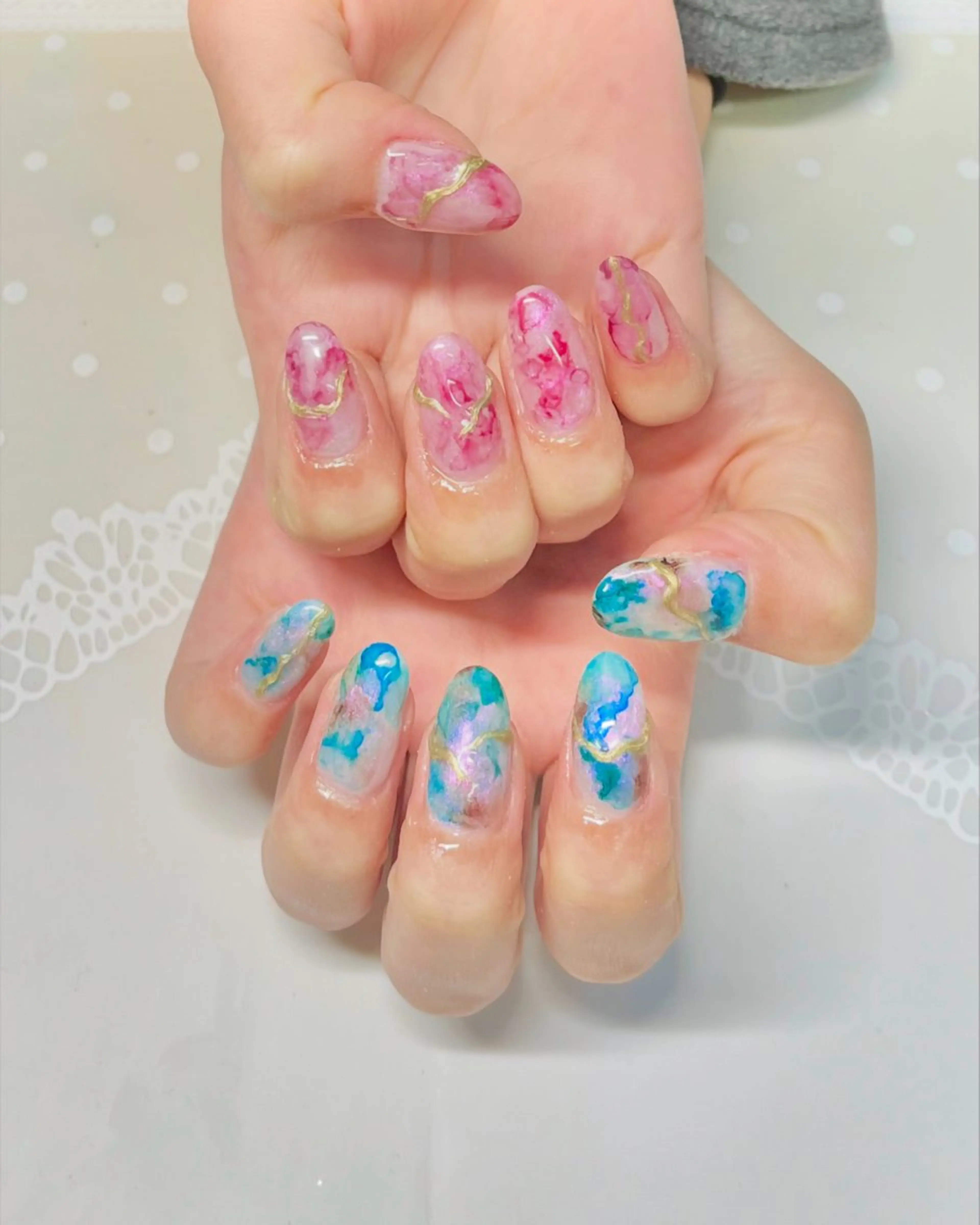 ネイル ハンドネイル 新宿ネイルサロン ジェミディローサ所属・新宿ネイルサロン ジェミディローサのネイルデザイン