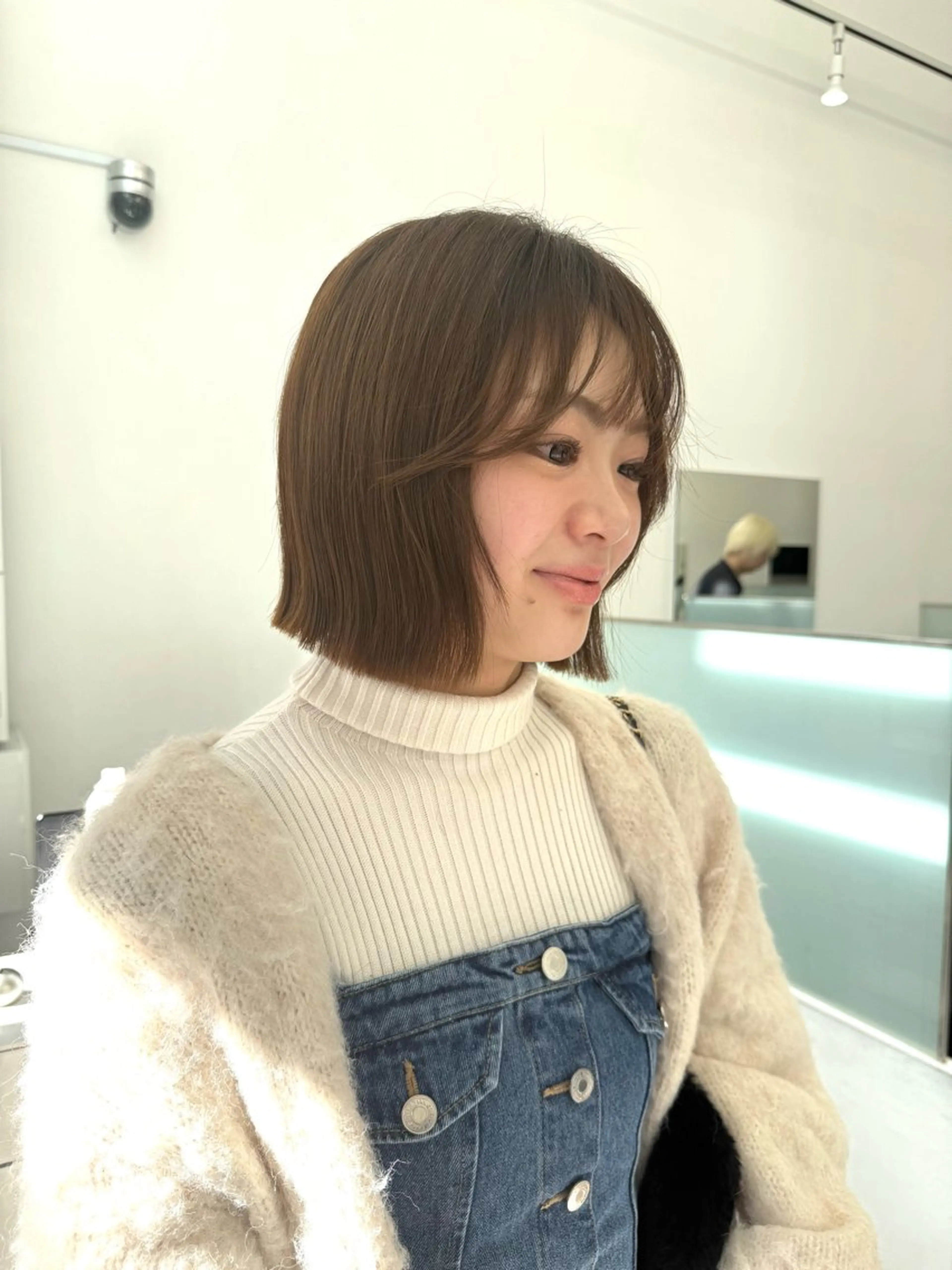 ショート AHNKISM所属・トレンド🌷 ボブ　パーマ🩰のヘアスタイル